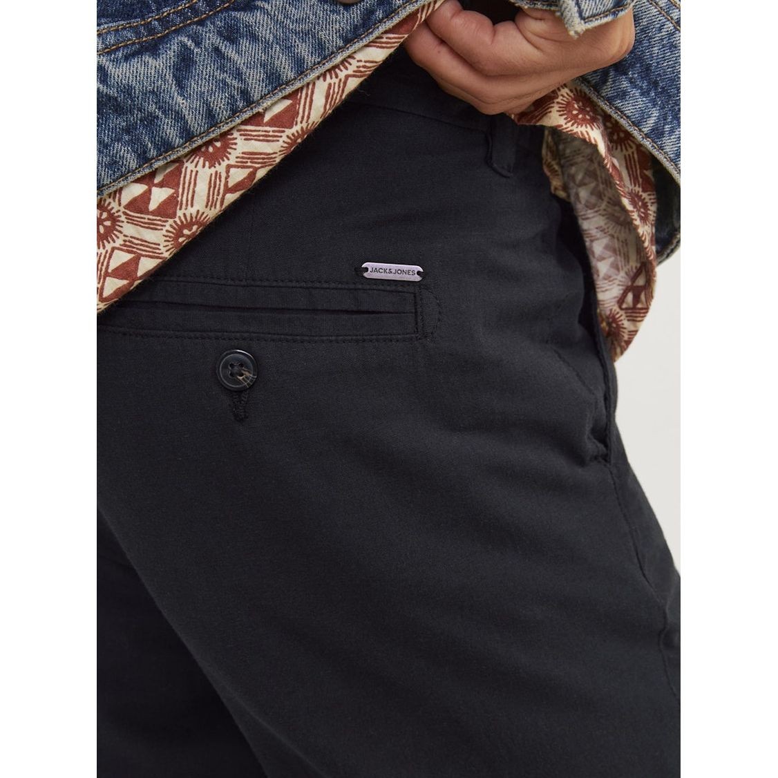 JACK & JONES Kelnės vyrams, Juoda, Jpstace pants 6