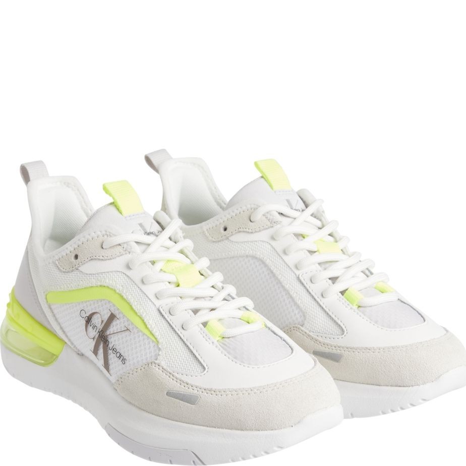 CALVIN KLEIN JEANS Sportiniai bateliai moterims, Balta, COMFAIR  SU-MESH W 1