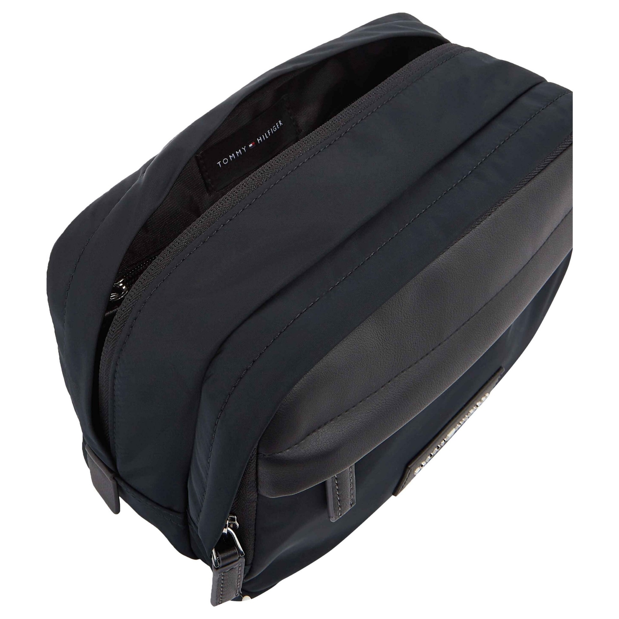 TOMMY HILFIGER Kosmetinė vyrams, Juoda, TH nylon washbag 3