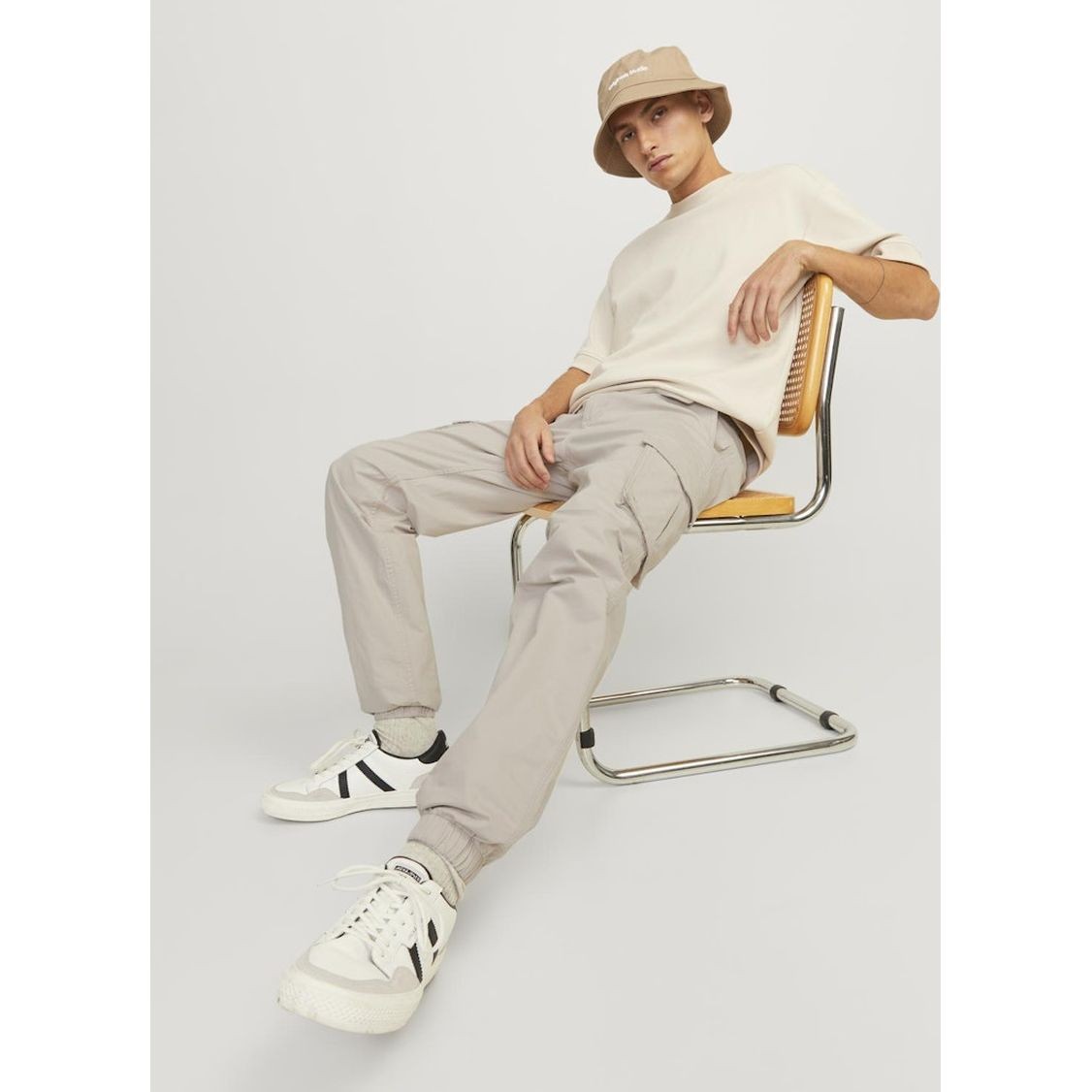 JACK & JONES Kelnės vyrams, Sidabrinė, Jpstkane pants 8