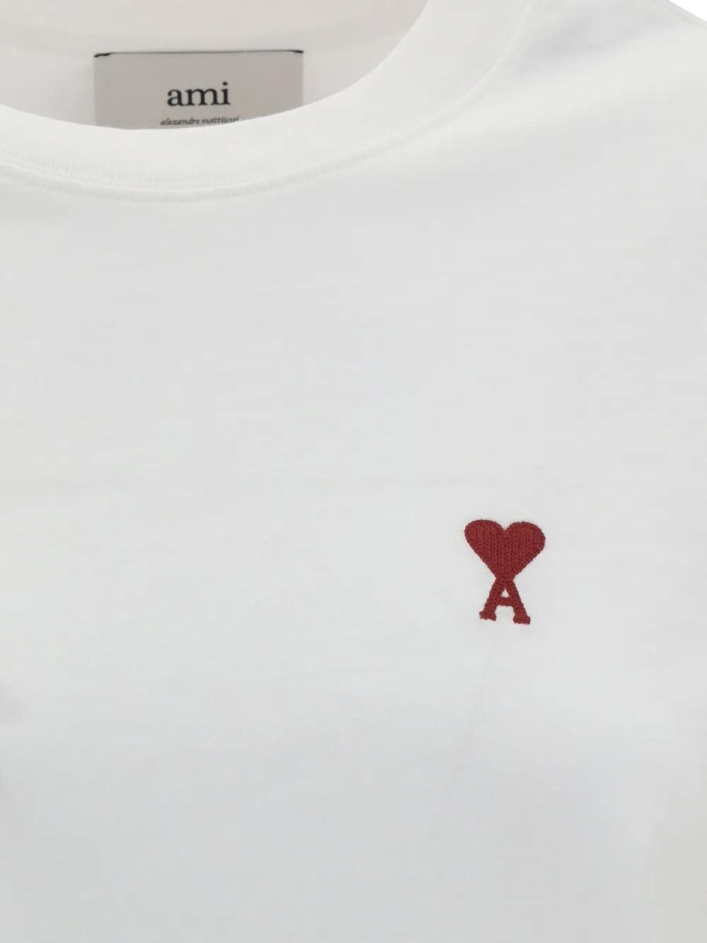 AMI PARIS Marškinėliai ilgom. rankovėmis vyrams, Balta, Long sleeves t-shirt 3