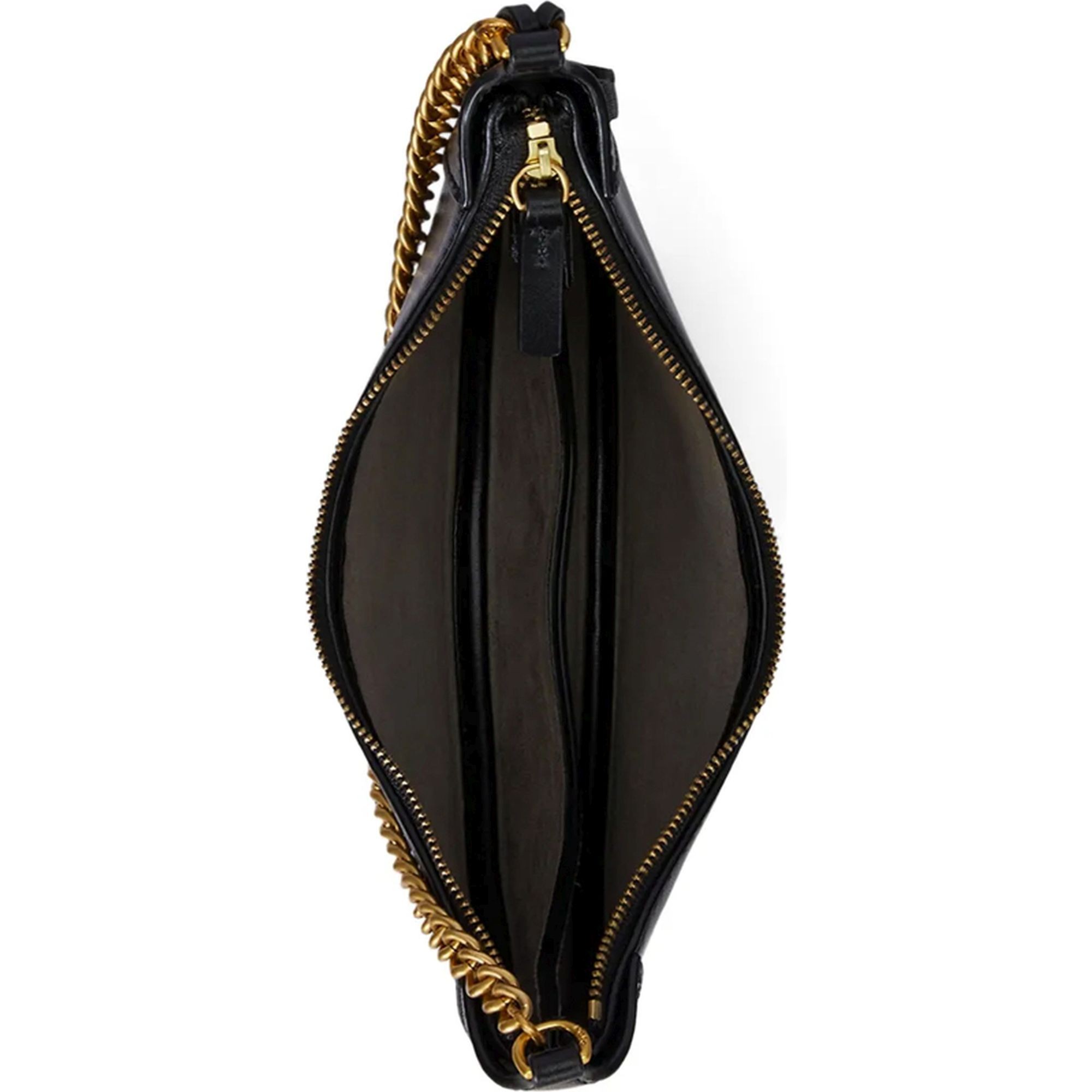 POLO RALPH LAUREN Rankinė per petį moterims, Juoda, P id mn chn-crossbody-small 4