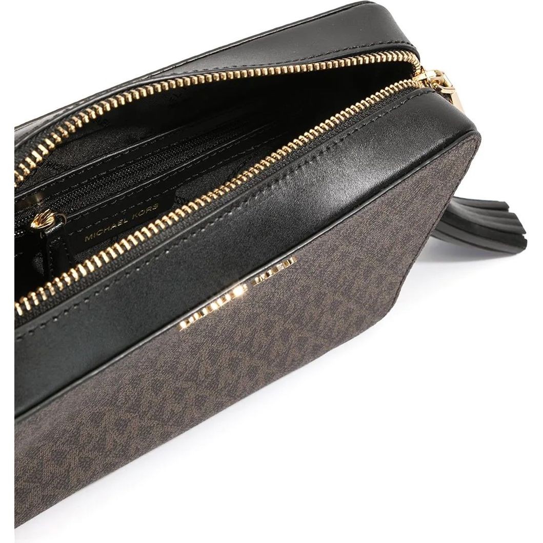 MICHAEL KORS Rankinė per petį moterims, Ruda, MD camera bag 4