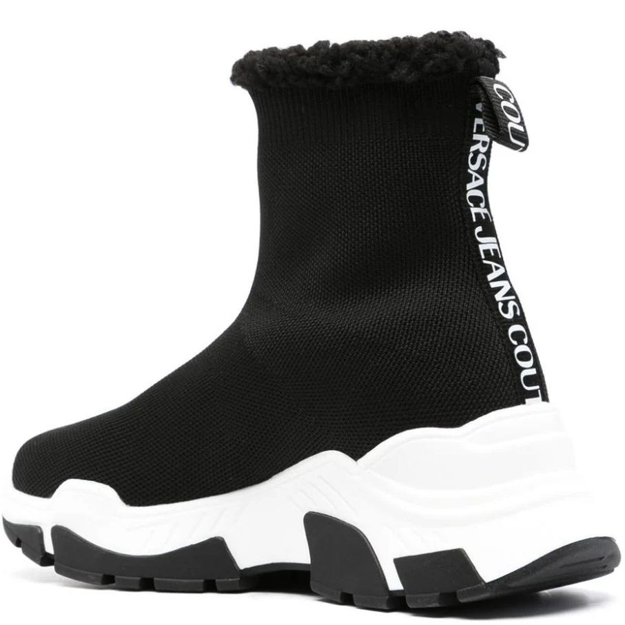 VERSACE JEANS CUTURE Bateliai - moterims, Juoda, Berry  sneakers 3