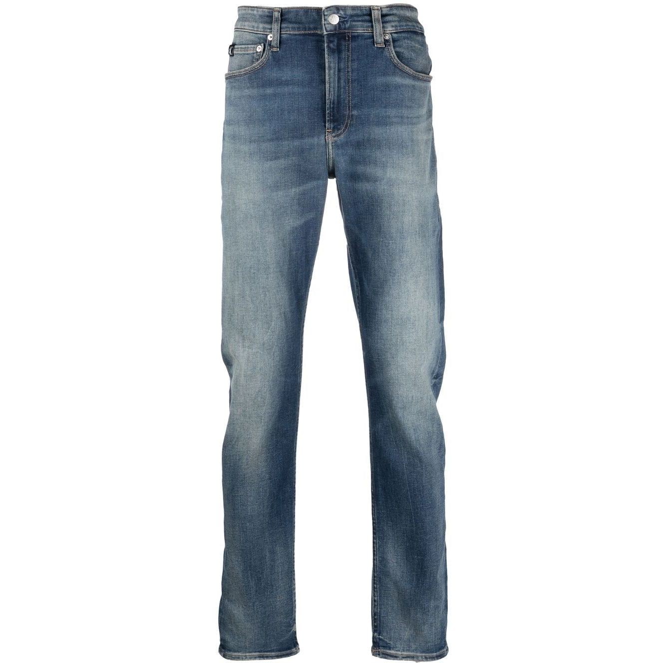 CALVIN KLEIN JEANS Aptempti džinsai vyrams, Mėlyna, Denim pants 1