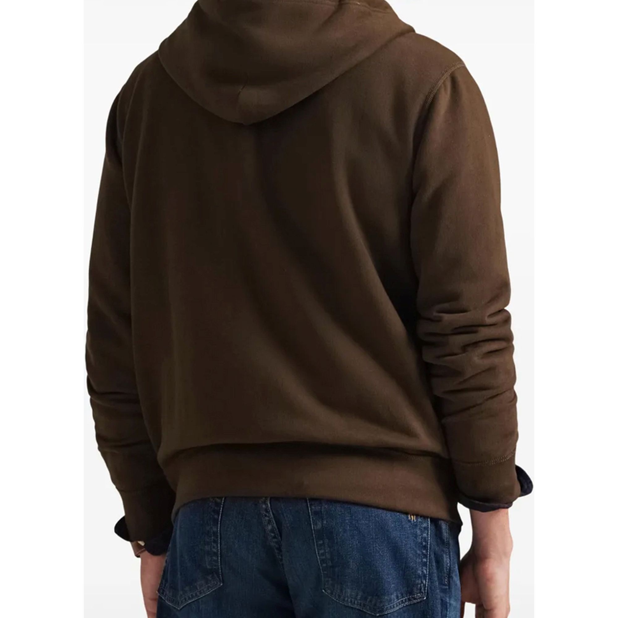 POLO RALPH LAUREN Sportinis nertinis vyrams, Ruda, Lsfzhoodm6-long sleeve-knit 3