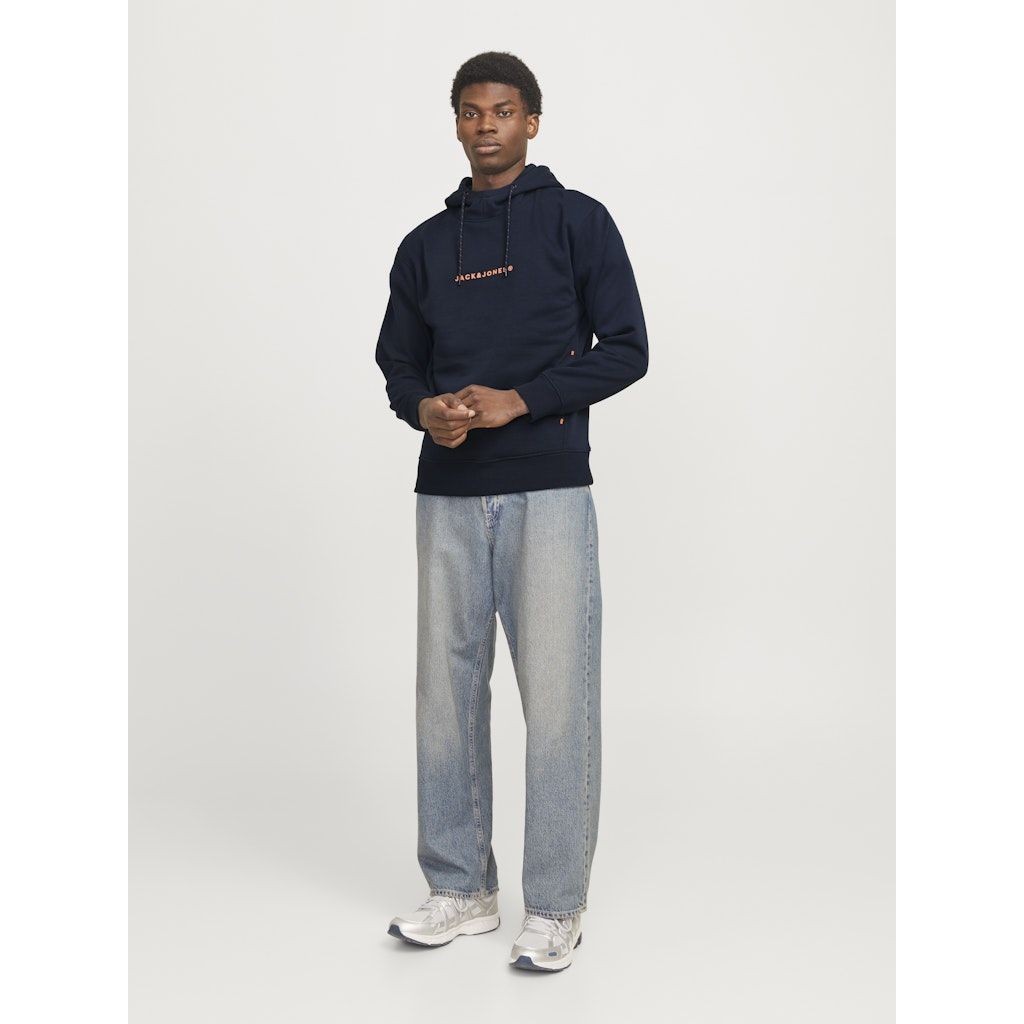 JACK & JONES Džemperis vyrams, Mėlyna, Tree sweat hood 6