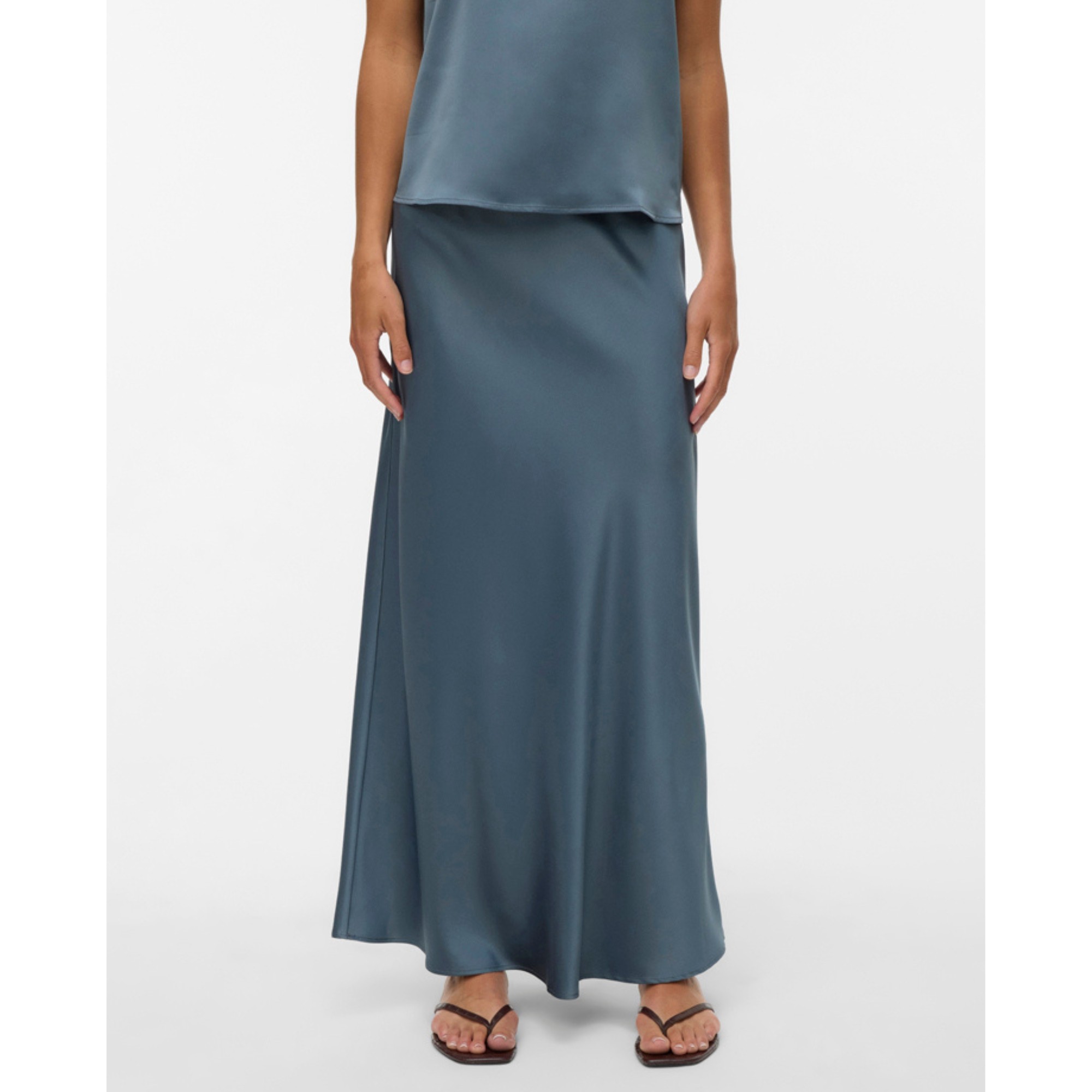 VERO MODA Maxi sijonas moterims, Gray, Merle skirt 2