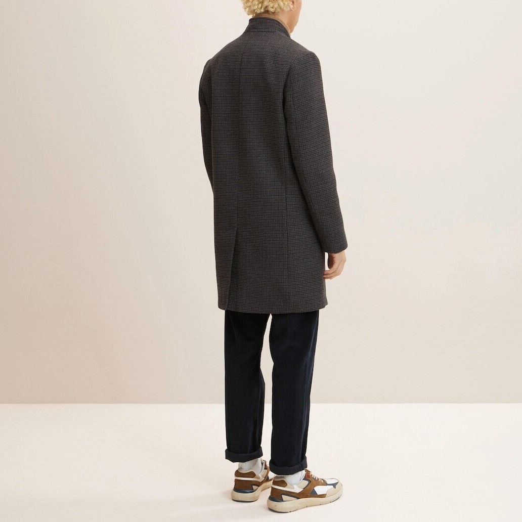 TOM TAILOR Paltas vyrams, Mėlyna, Paltas 3