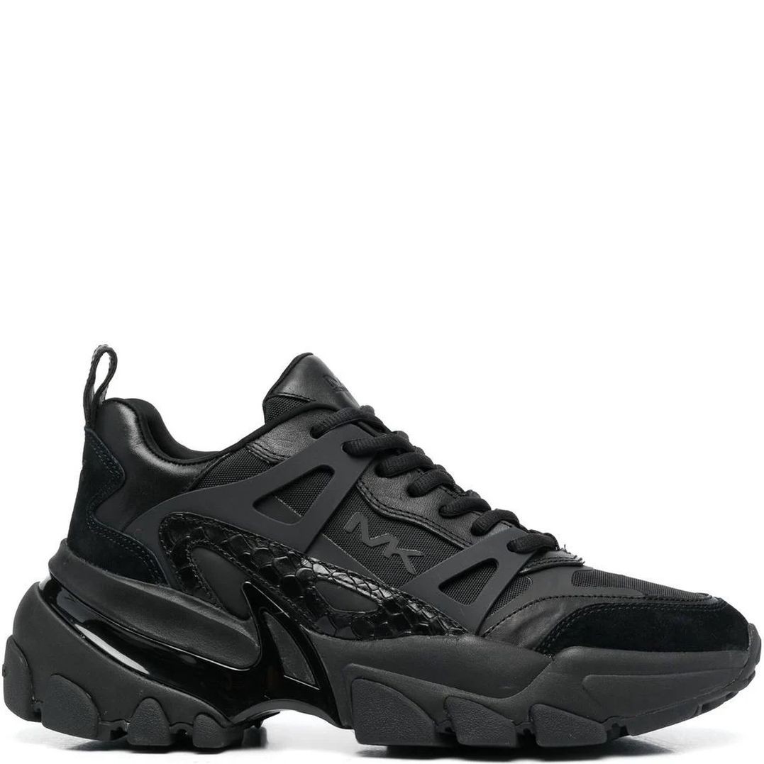 MICHAEL KORS Sportiniai bateliai vyrams, Juoda, Nick trainer 2