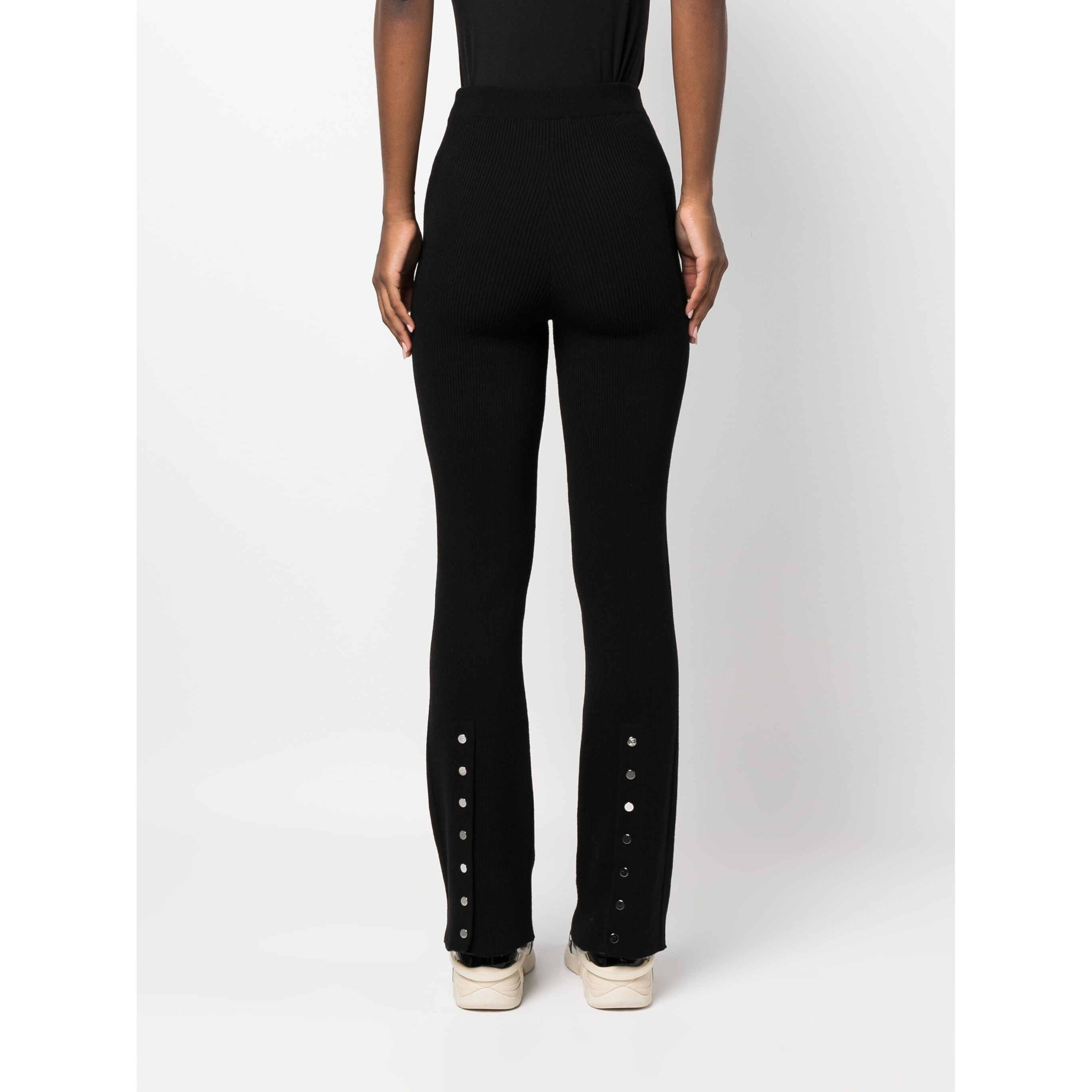 PACO RABANNE Kelnės moterims, Juoda, Pants 3