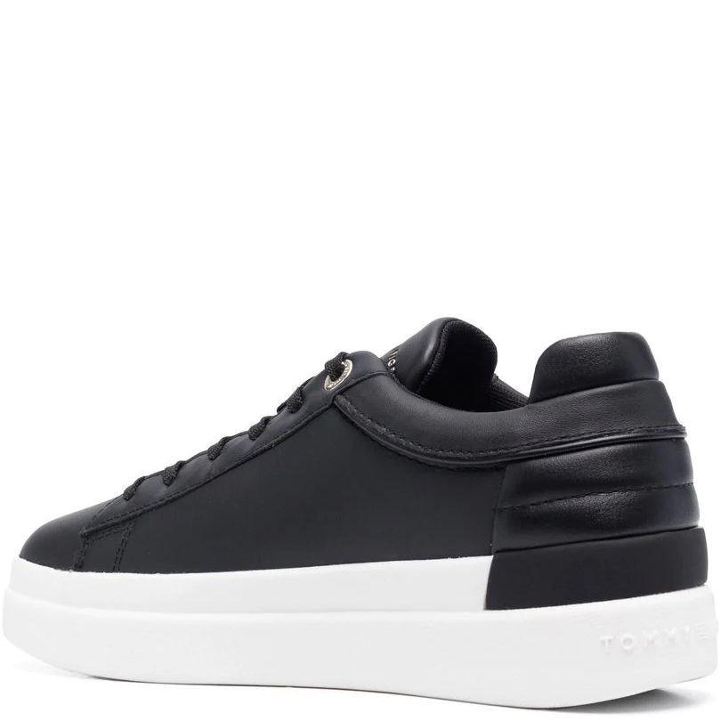 TOMMY HILFIGER Sportiniai bateliai moterims, Juoda, FEMININE ELEVATED SNEAKER 3