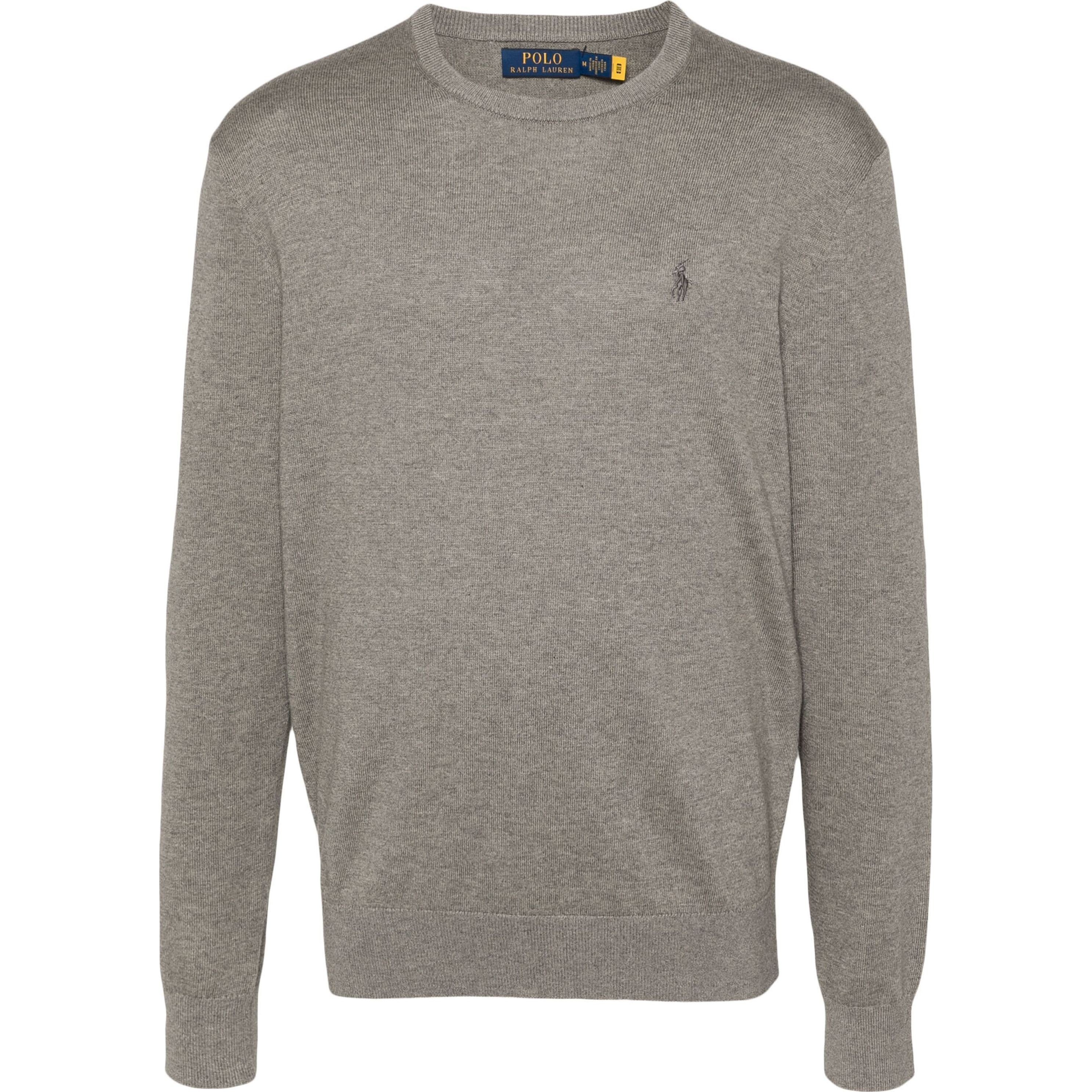POLO RALPH LAUREN Megztinis vyrams, Pilka, Long sleeve pullover