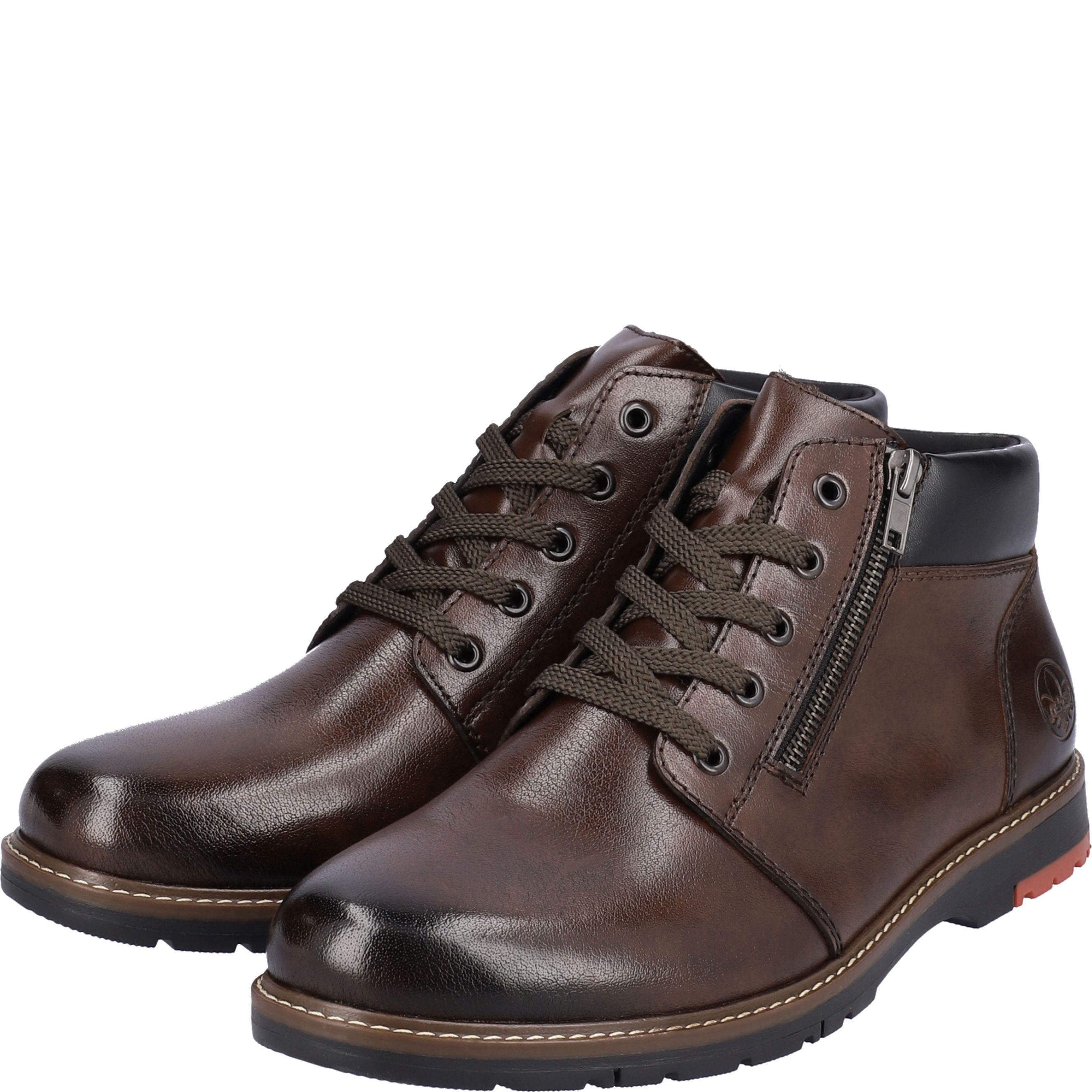 RIEKER Aulinukai vyrams, Ruda, BOOTIES 10