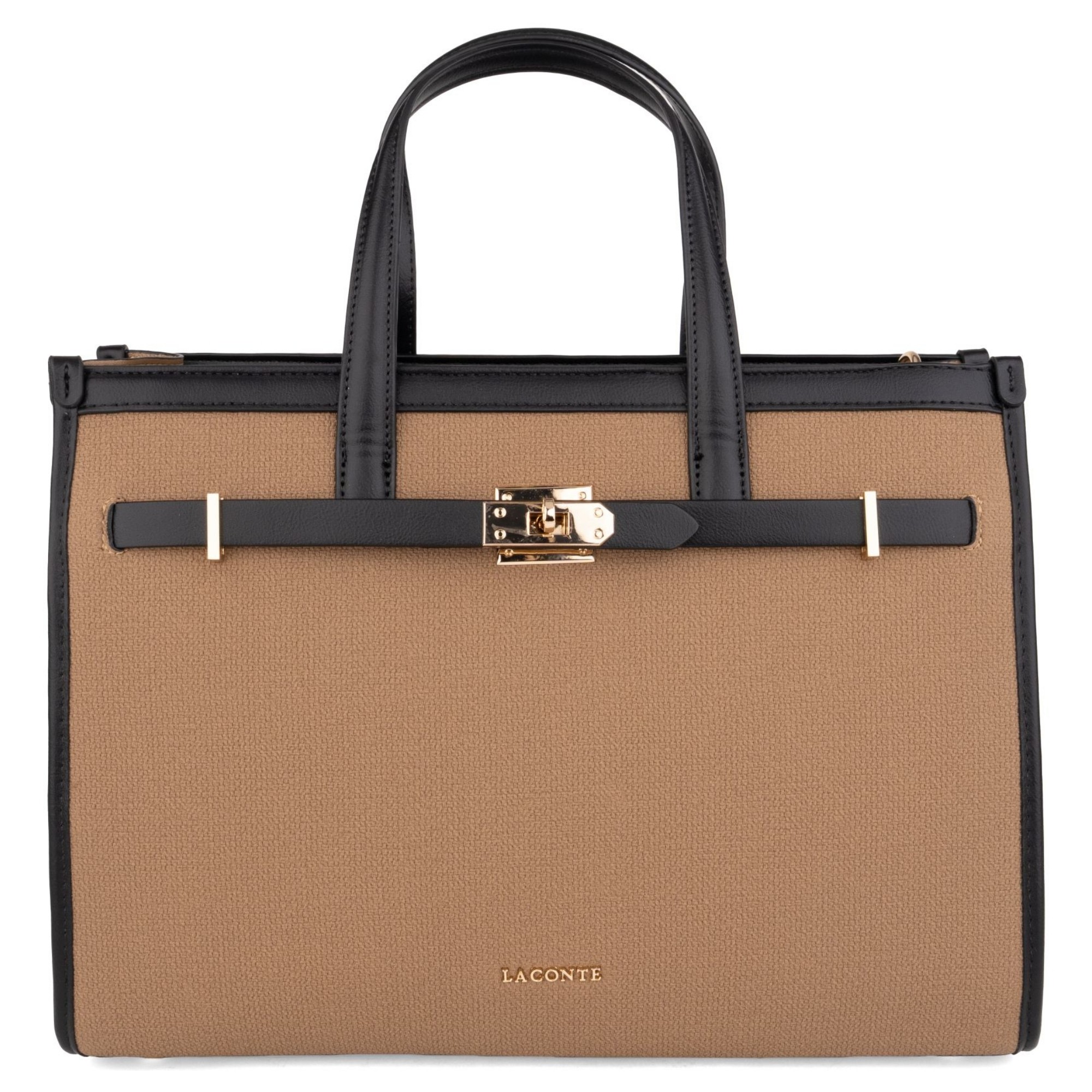 LA CONTE Pirkinių krepšys moterims, Ruda, Tote bag 1