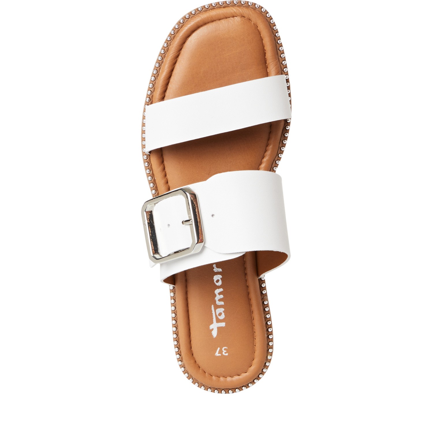 TAMARIS Klumpės moterims, Balta, Mules 5