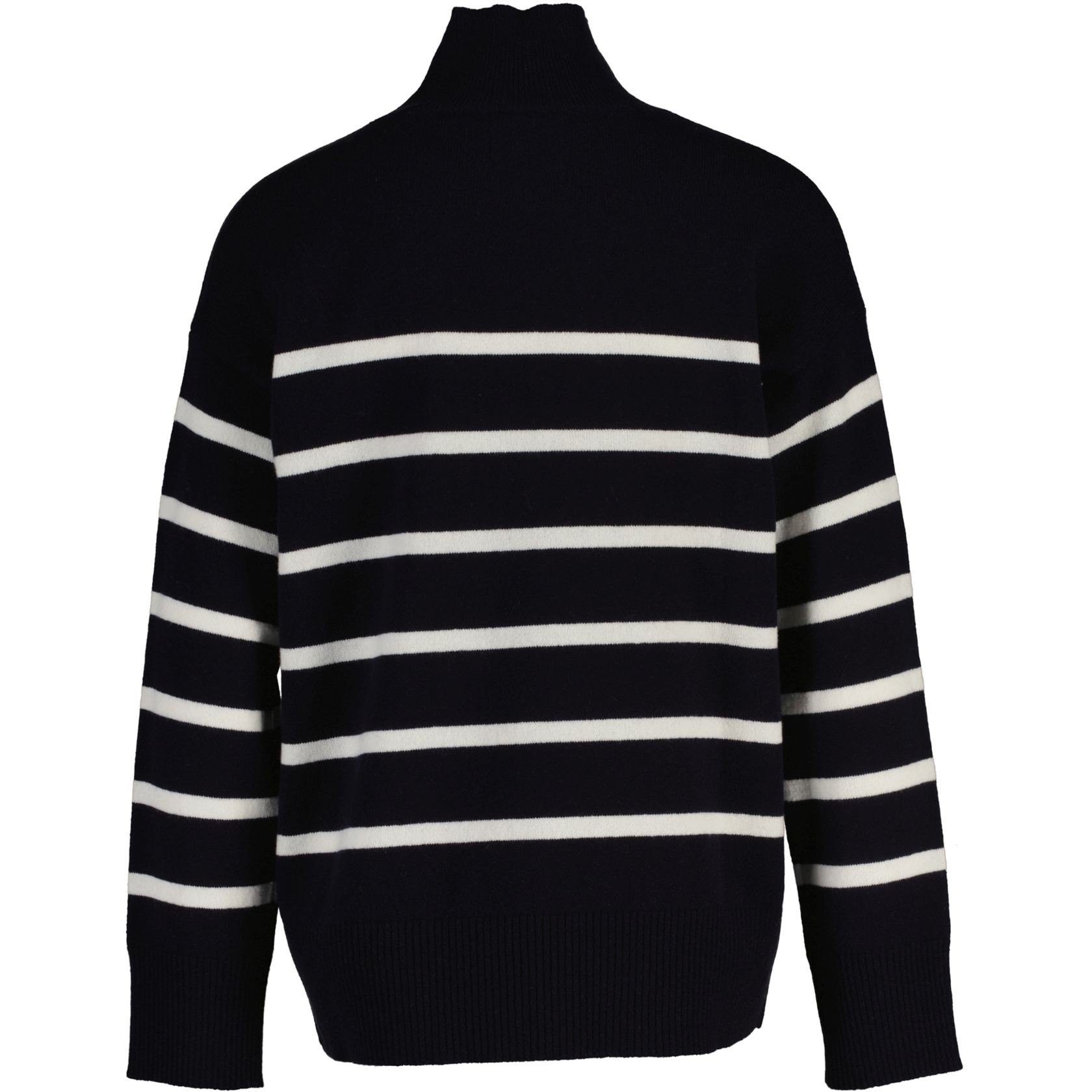 GANT Megztinis su kaklu moterims, Mėlyna, superfine lambswool stripe 2
