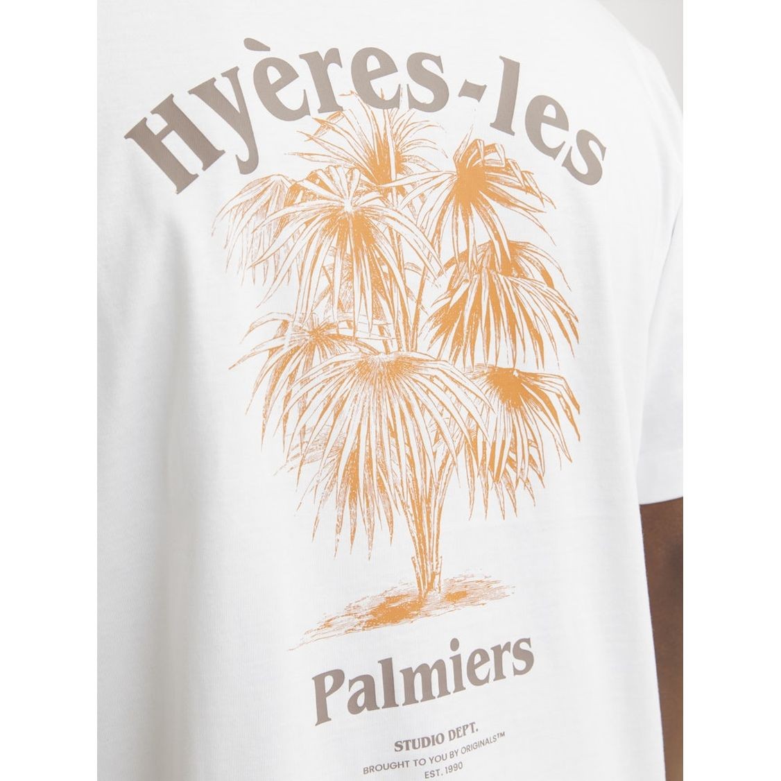 JACK & JONES Marškinėliai vyrams, Balta, Paros easter sketch tee 8