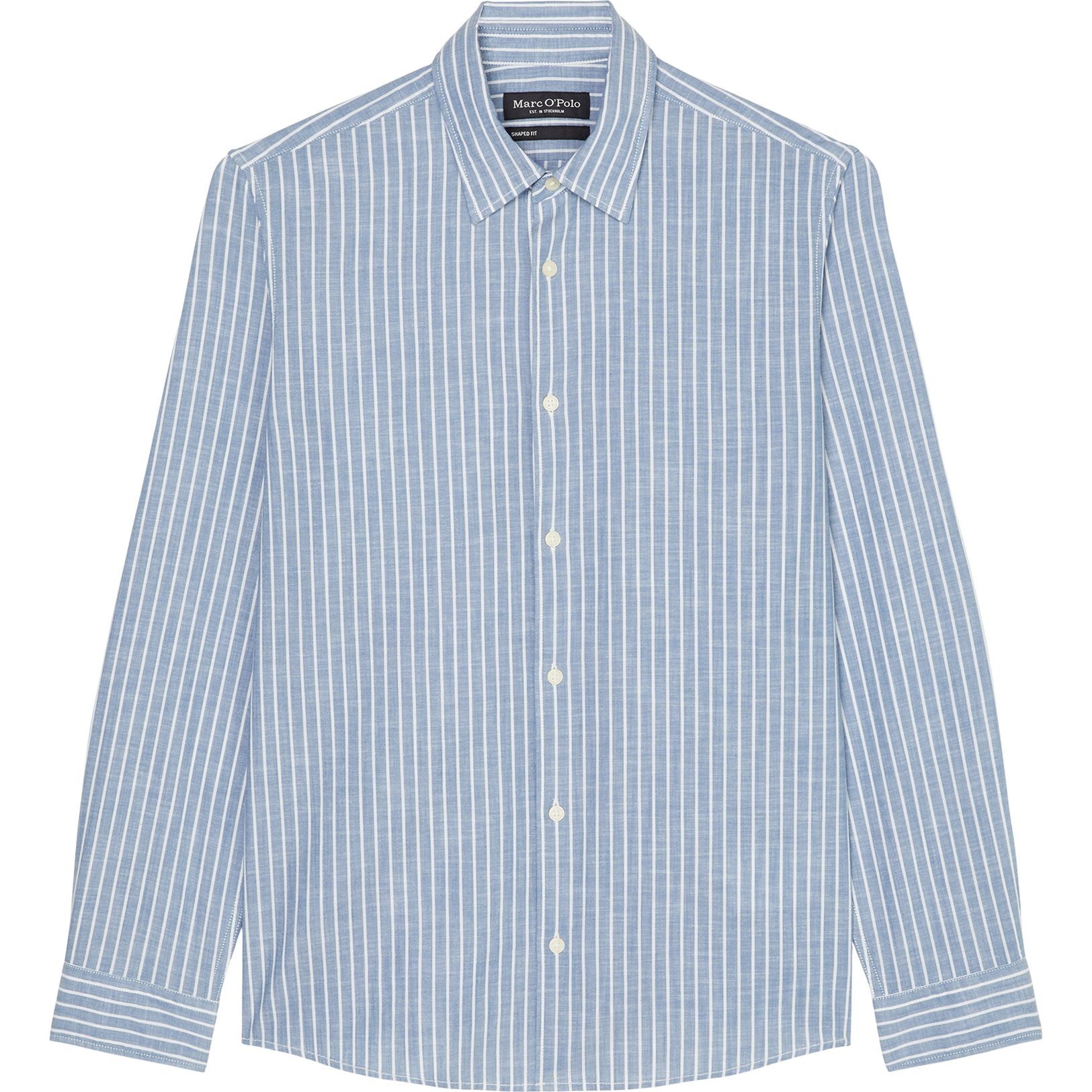 MARC O'POLO Marškiniai ilgomis rankovėmis vyrams, Mėlyna 1