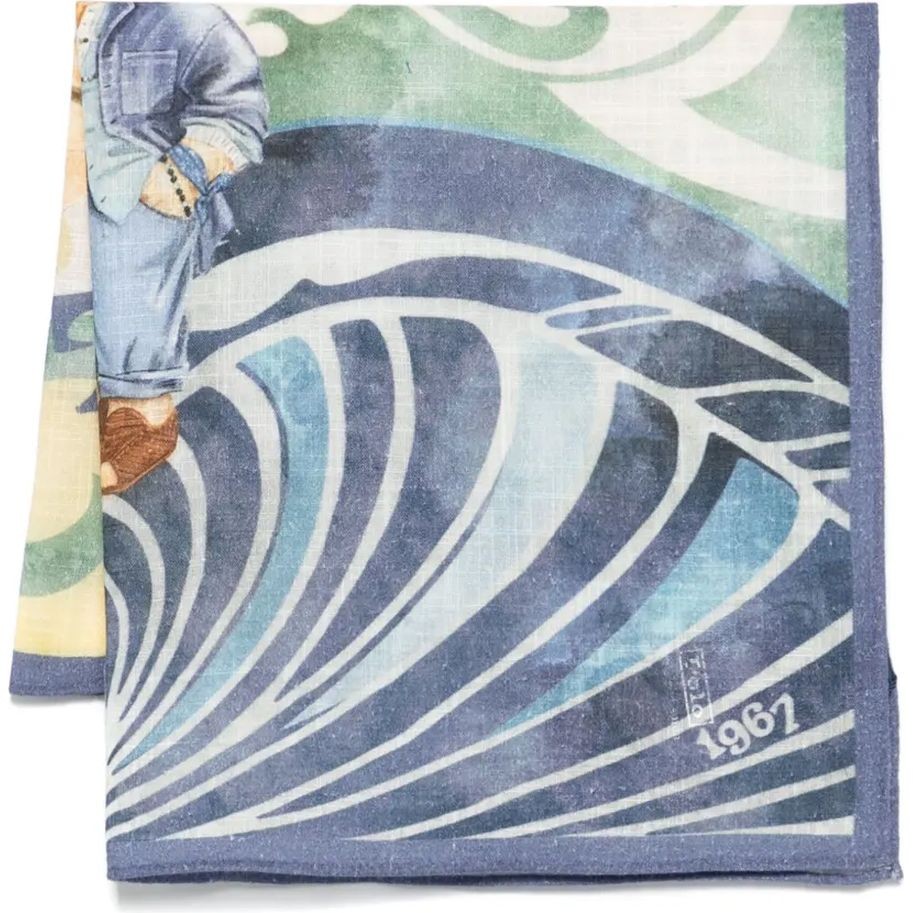 POLO RALPH LAUREN Šalikas moterims, Marga, Travllr brdn-scarf-square 1