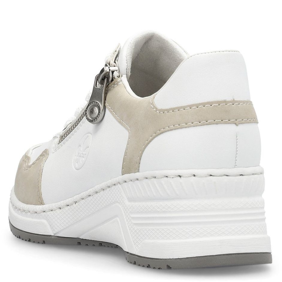 RIEKER Laisvalaikio bateliai moterims, Balta, LEISURE 5