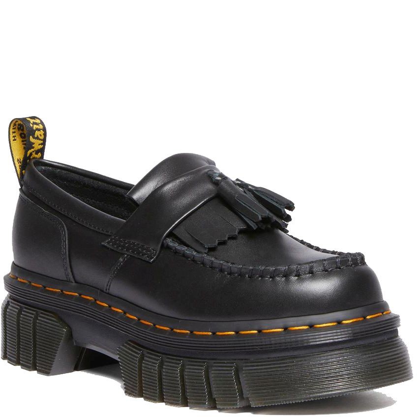 DR. MARTENS Loaferiai moterims, Juoda, Audrick lux loafers 1