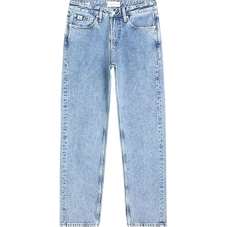 CALVIN KLEIN JEANS Tiesūs džinsai vyrams, Mėlyna, Straight 1