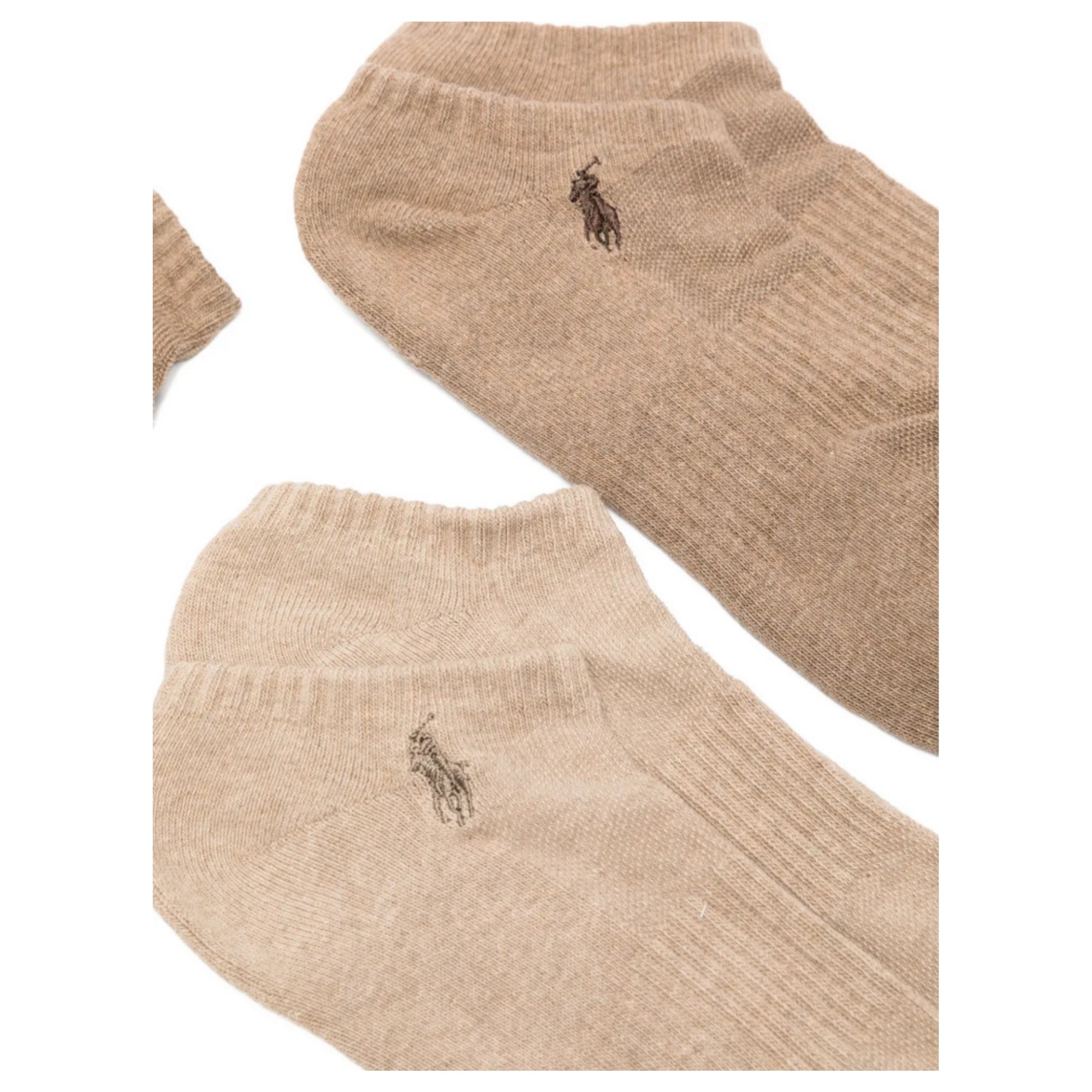 POLO RALPH LAUREN Kojinės vyrams, Ruda, Prfrmnc sld ped 6 pack 2