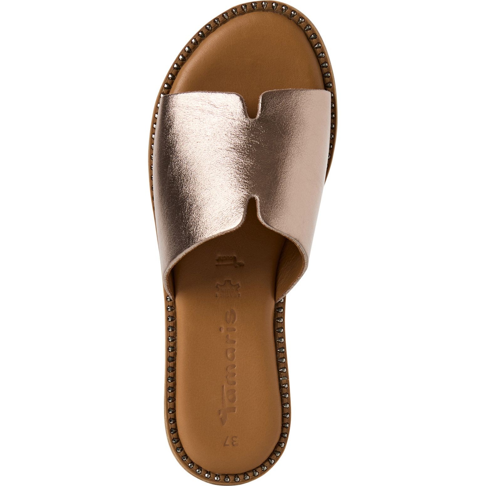 TAMARIS Šlepetės moterims, Ruda, Mule flat 4