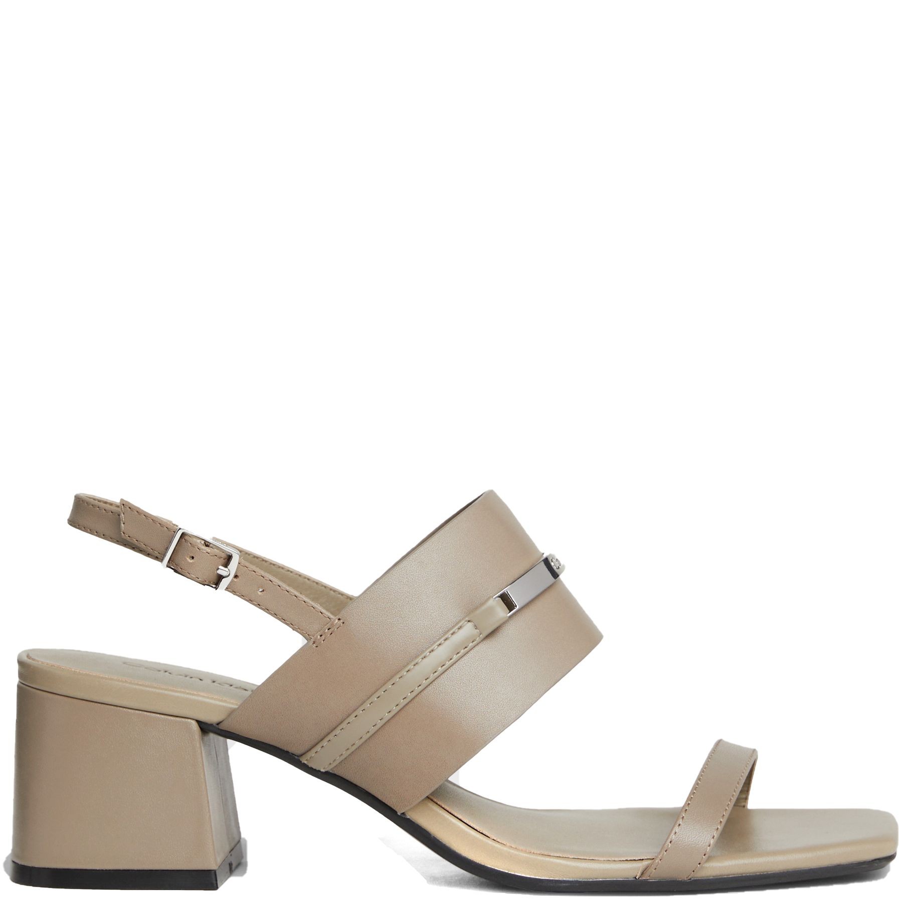 CALVIN KLEIN Basutės moterims, Pilka, Heel sandal 45 bar 2