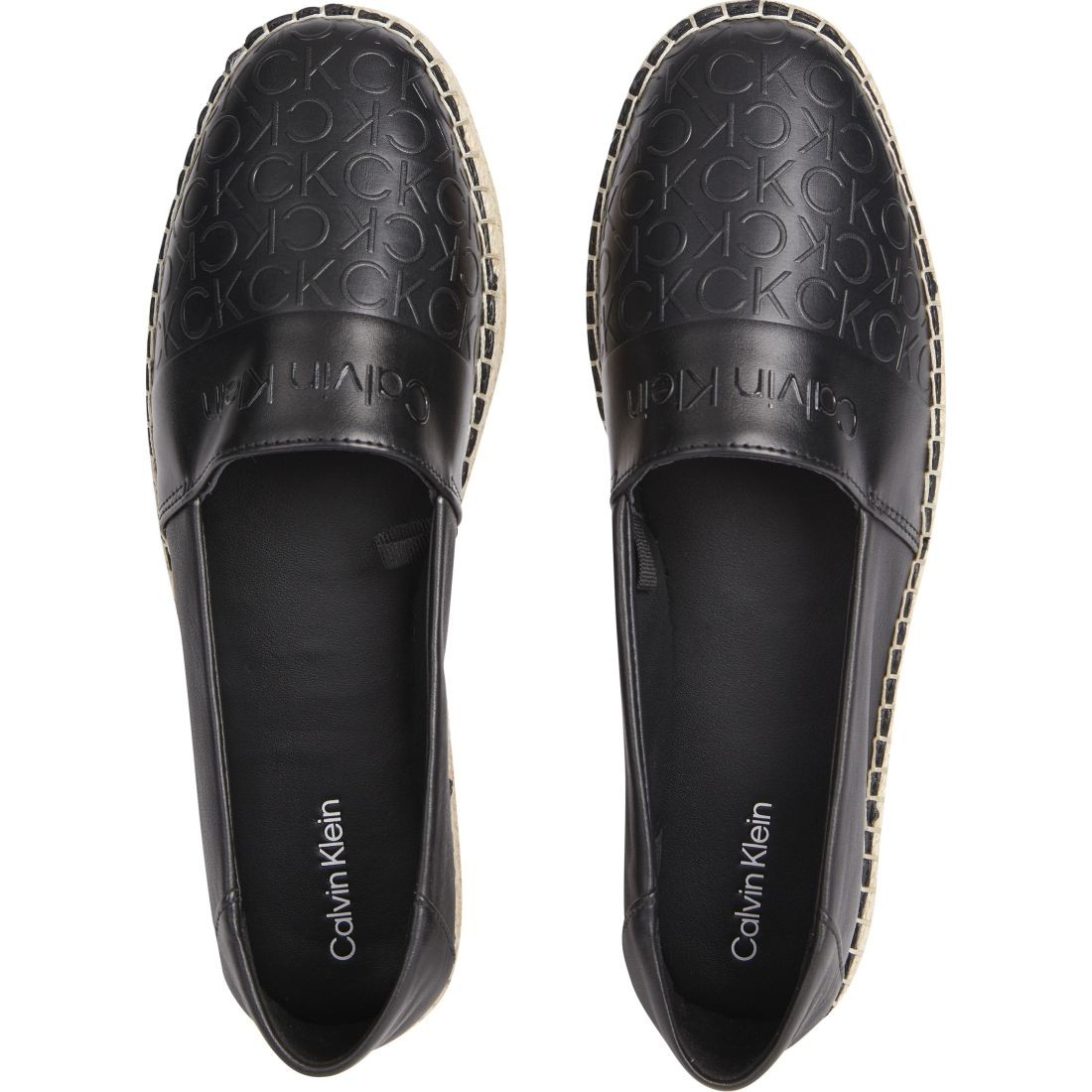 CALVIN KLEIN Espadrilės moterims, Juoda, Espadrille mono 4