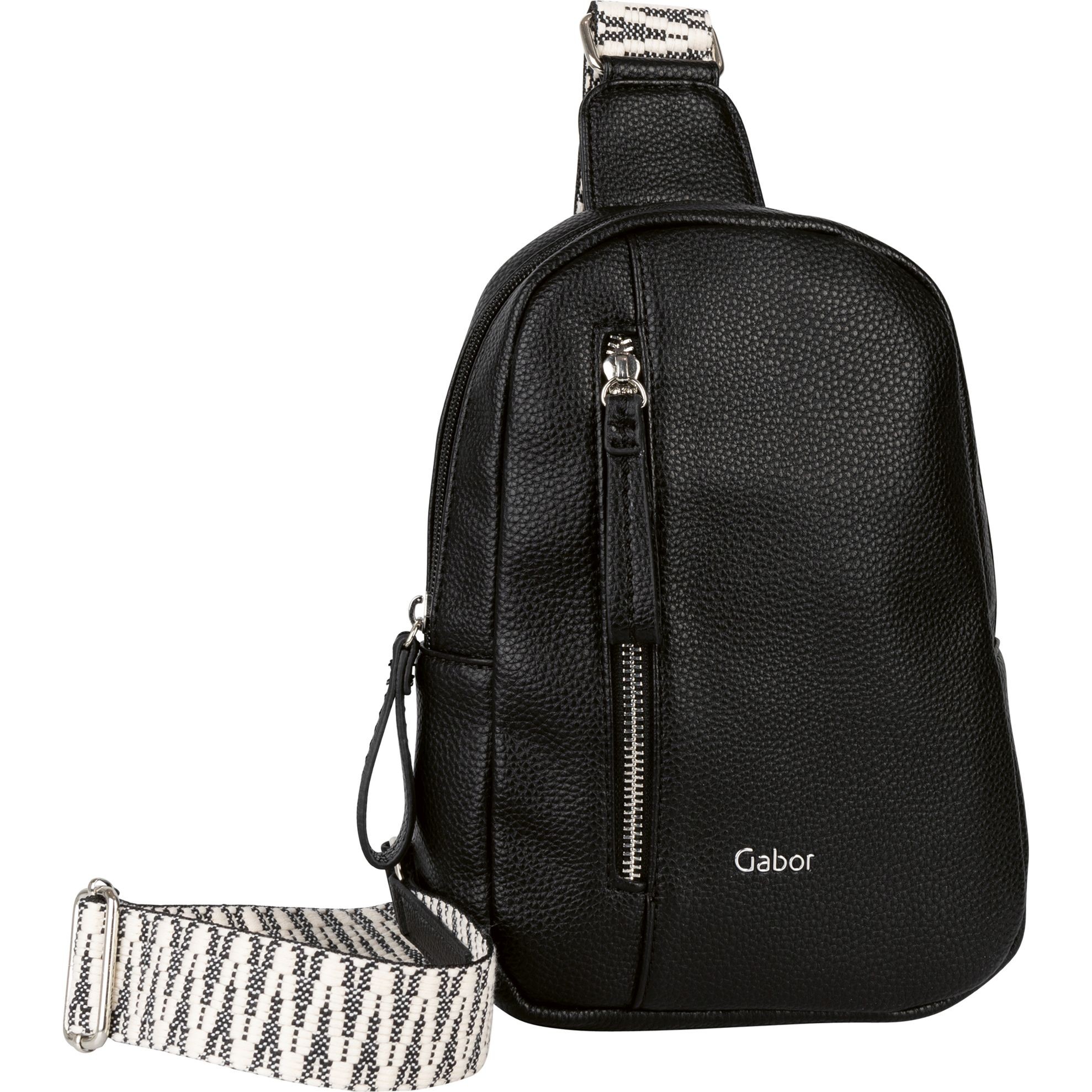 GABOR Rankinė per petį moterims, Juoda, Silena crossbody 1