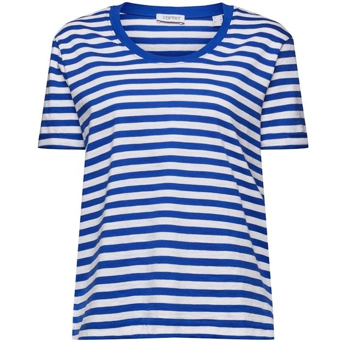 ESPRIT Marškinėliai moterims, Mėlyna, n ski slub yd T-Shirts 1