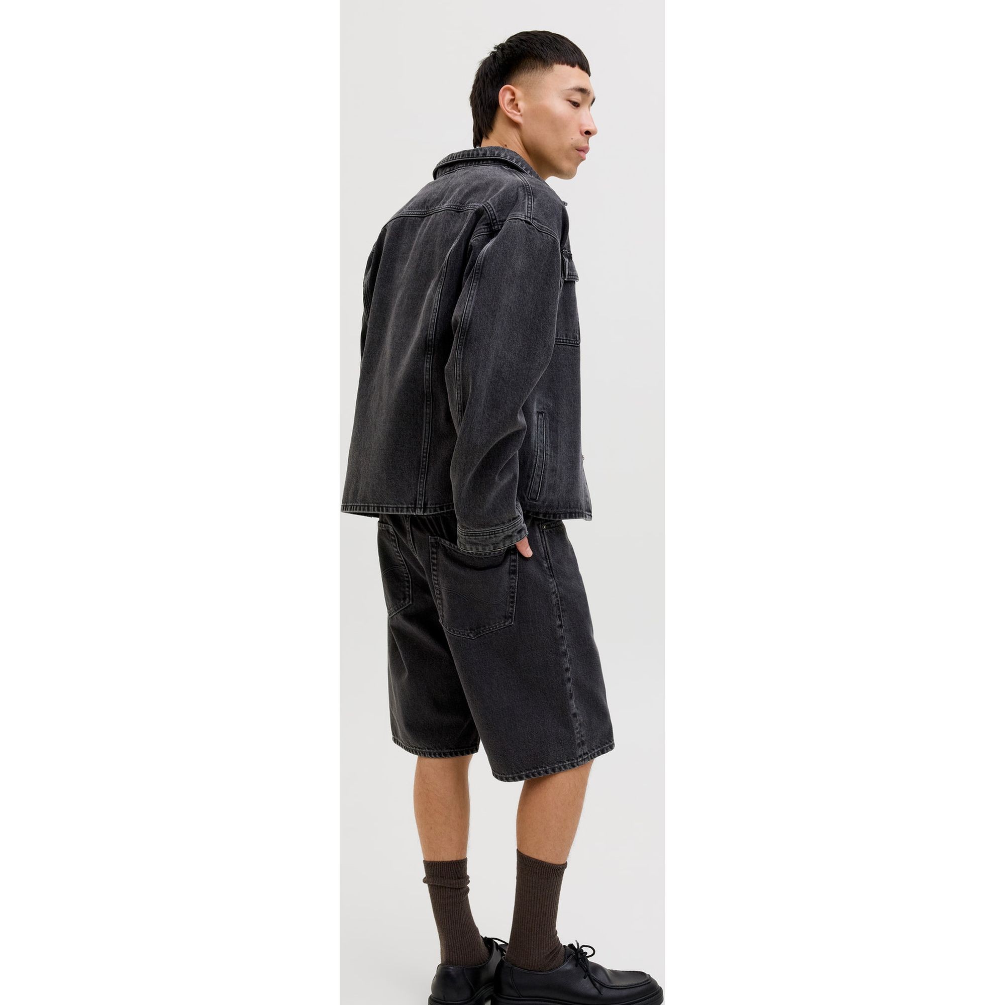 JACK & JONES Šortai vyrams, Juoda, Alex oroginal 6