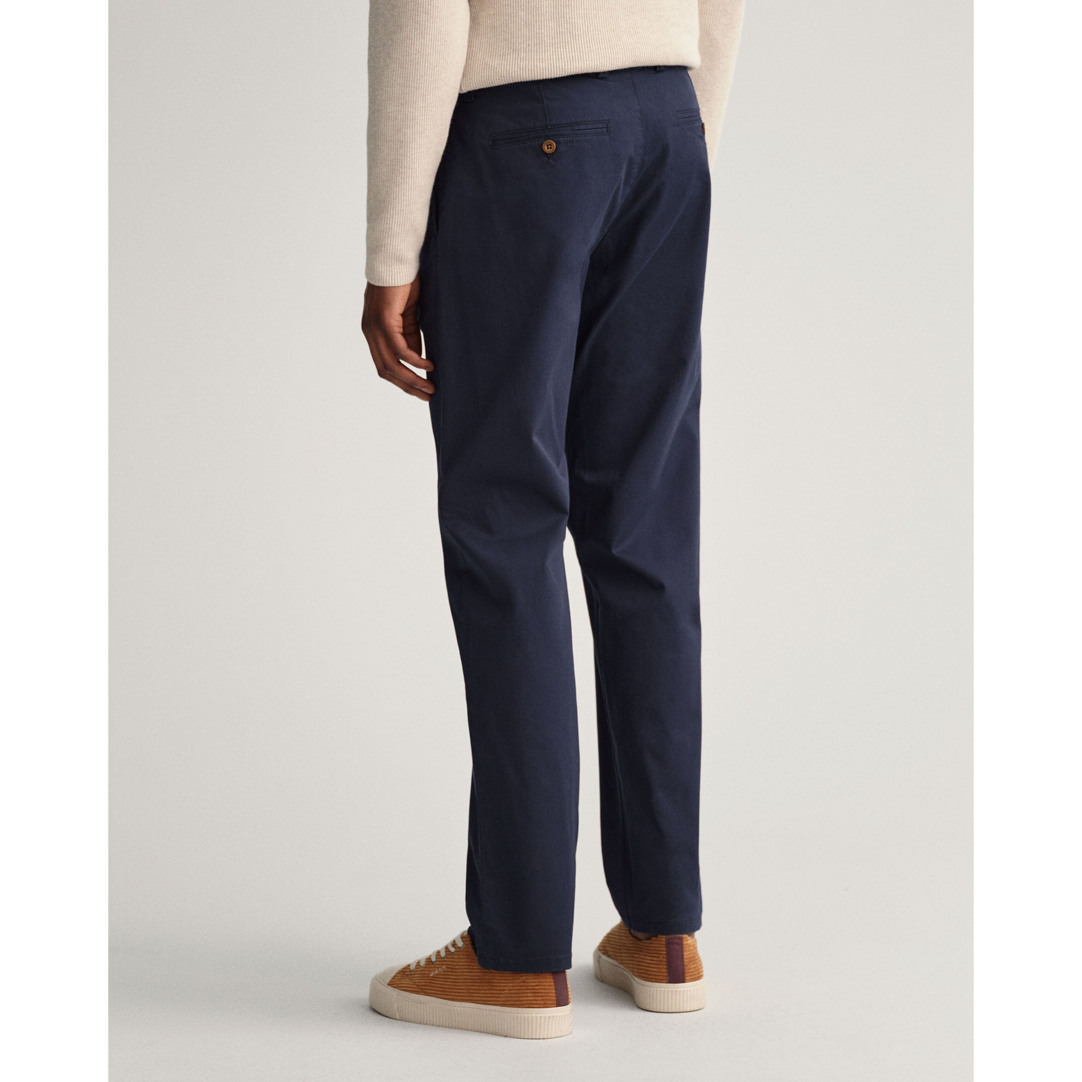 GANT Kelnės vyrams, Mėlyna, ALLISTER TWILL 3