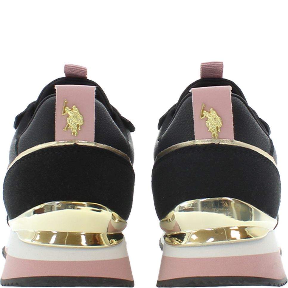 U.S.POLO Laisvalaikio bateliai moterims, Juoda, FRISBY 5