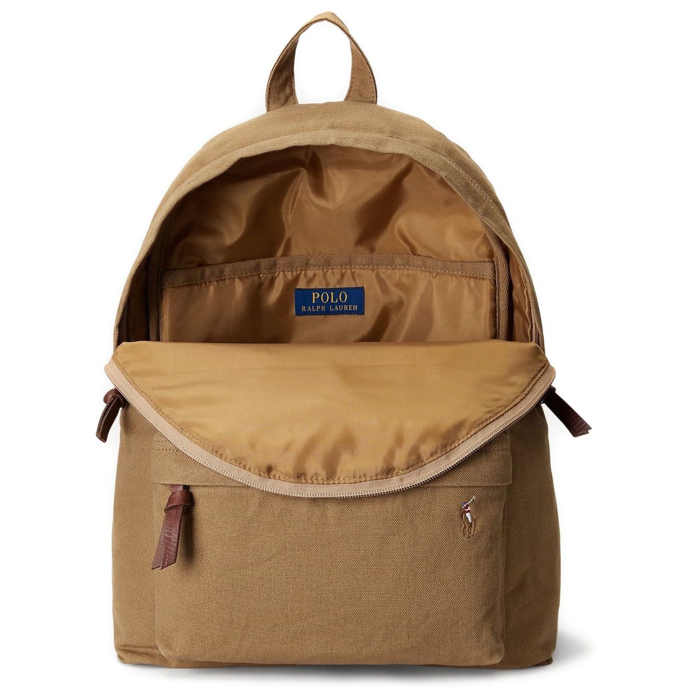 POLO RALPH LAUREN Kuprinė vyrams, Smėlio, Large backpack 4