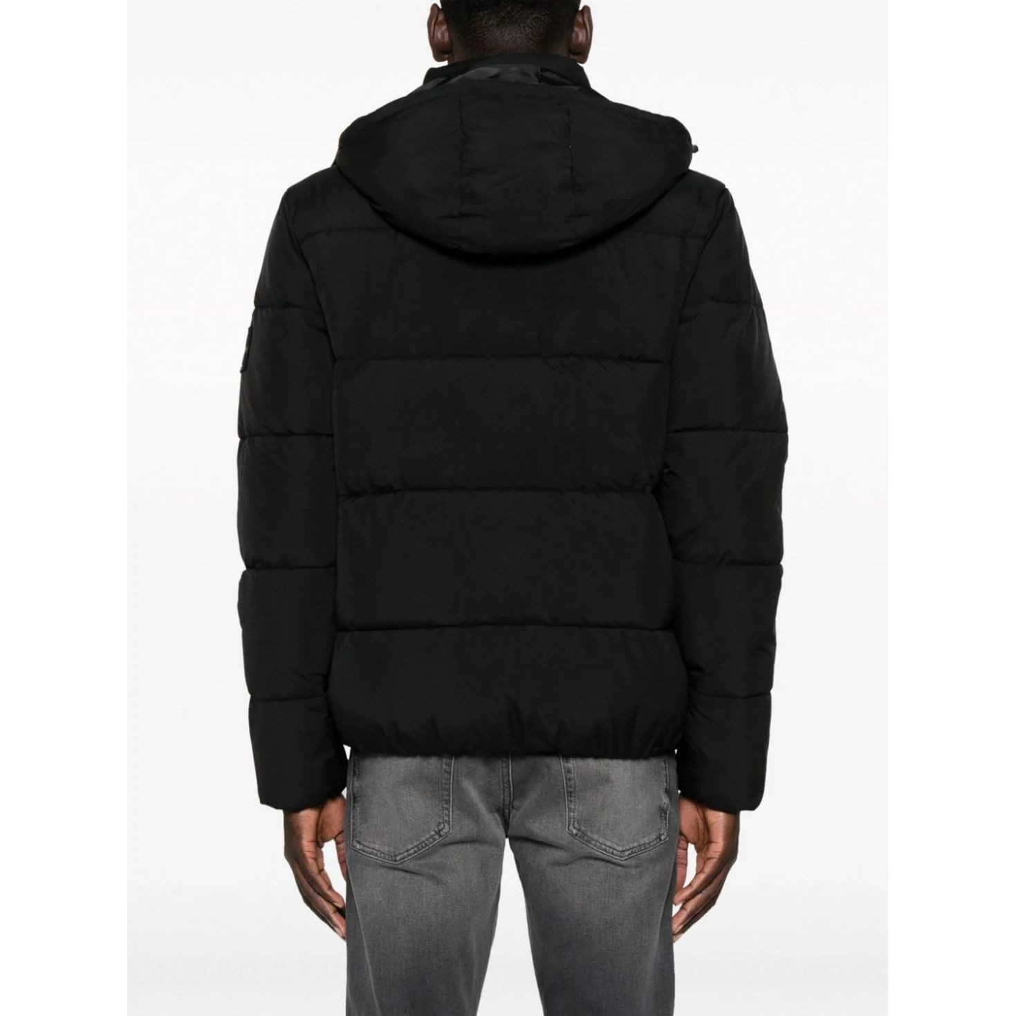 CALVIN KLEIN JEANS Pūkinė striukė vyrams, Juoda, Essentials logo jacket 3