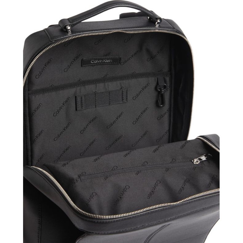 CALVIN KLEIN Kuprinė vyrams, Juoda, MEDIAN SQUARED FLAP BP 3