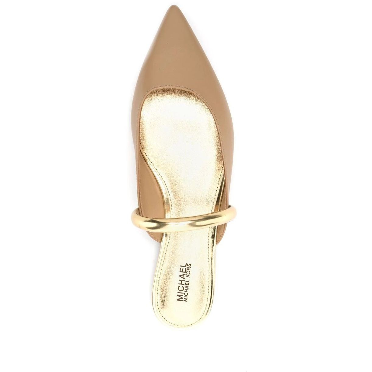 MICHAEL KORS Klumpės moterims, Ruda, Jessa flex flat mule 4