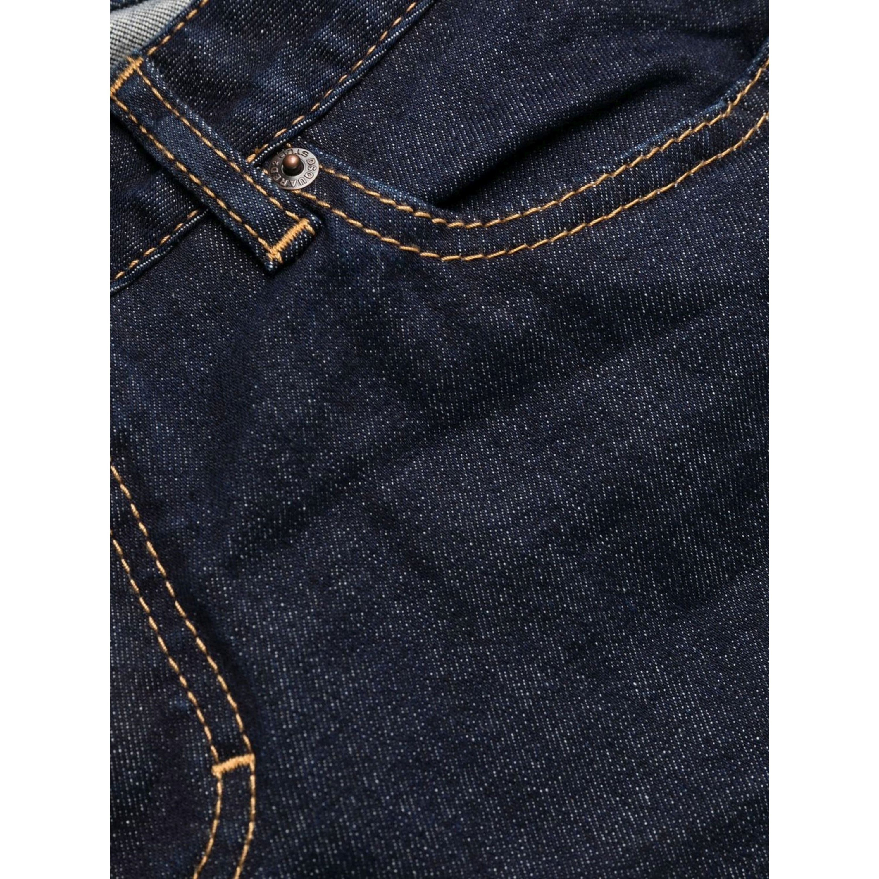 DSQUARED2 Aptempti džinsai moterims, Mėlyna, B-icon jennifer crop jean 2