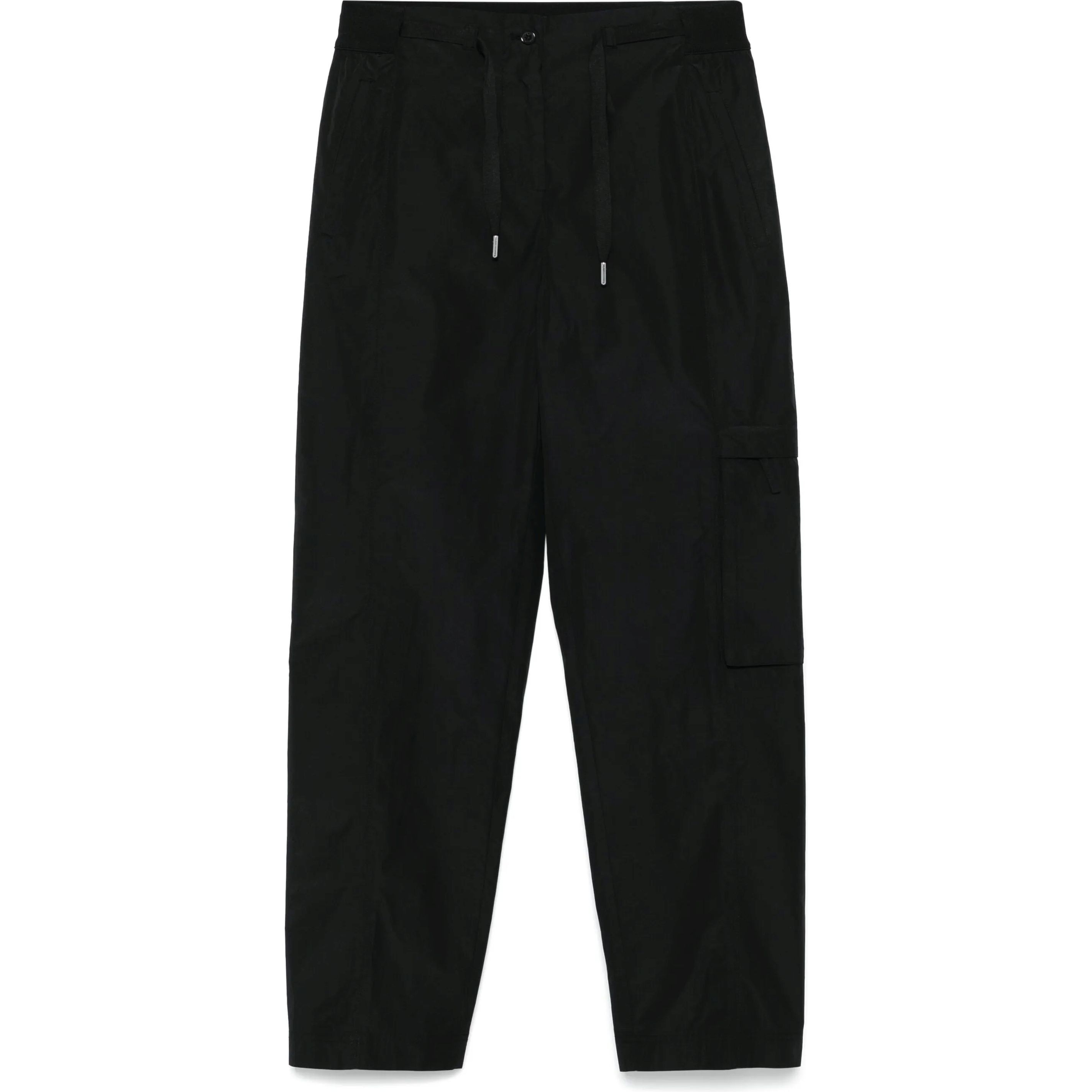 DKNY Kelnės moterims, Juoda, Taffeta cargo pant 1