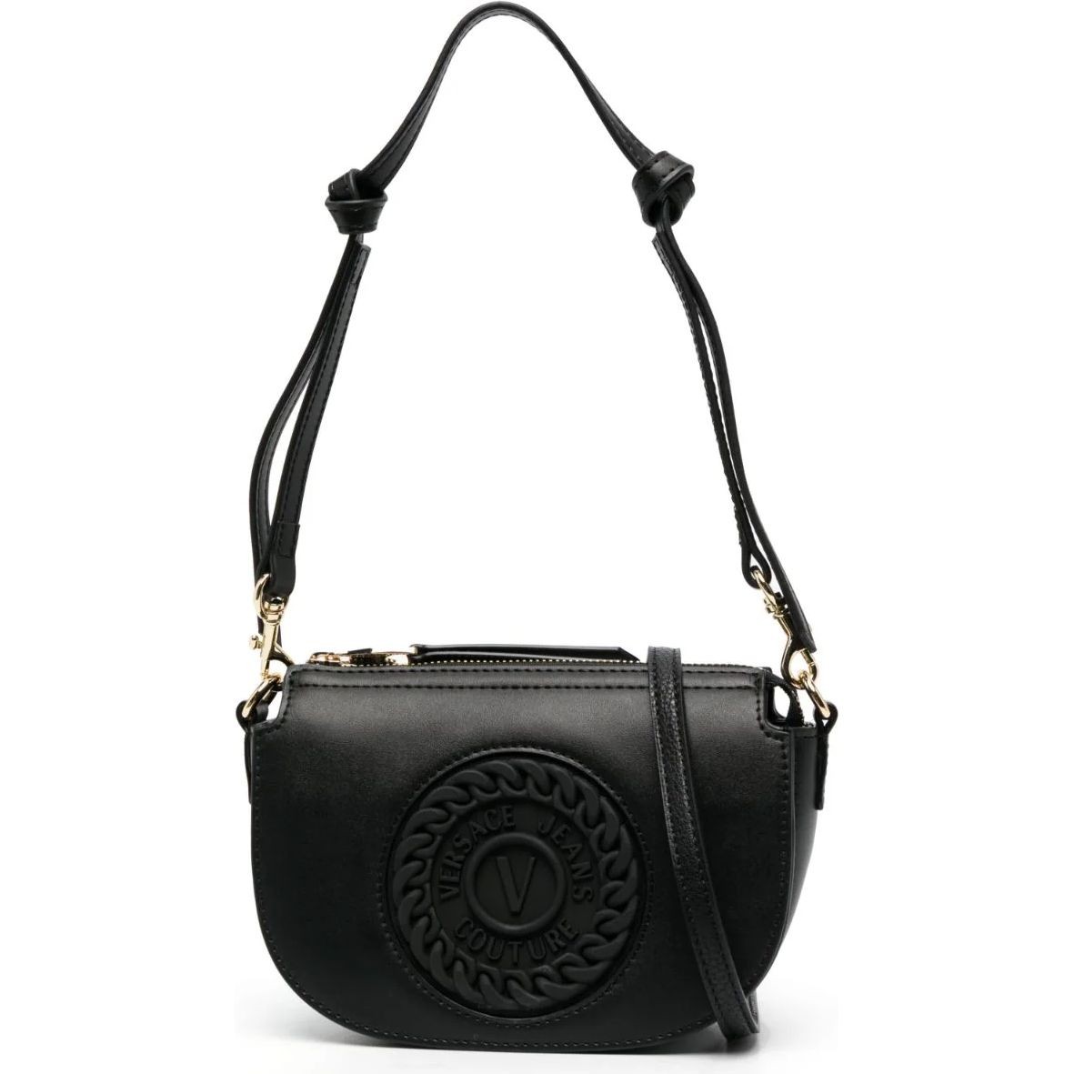 VERSACE JEANS CUTURE Rankinė per petį moterims, Juoda, Couture  crossbody 1