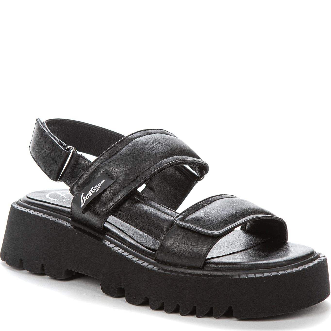 BETSY Basutės moterims, Juoda, SANDALS 1