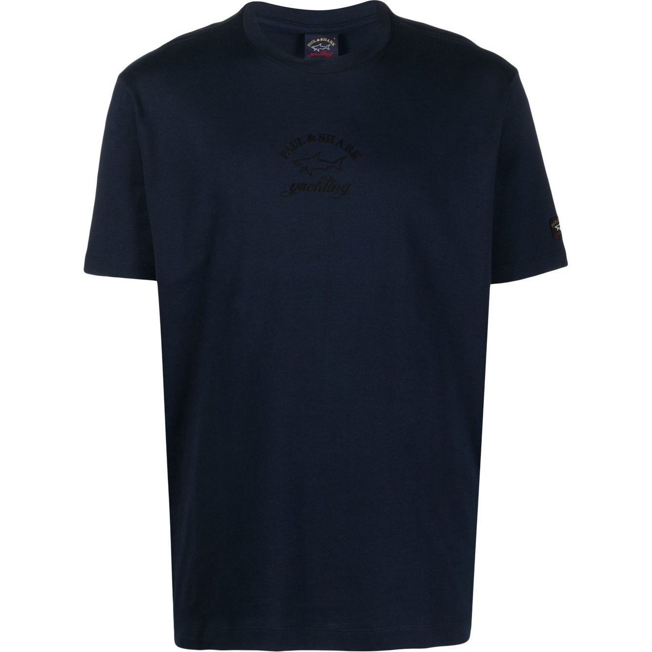 PAULNSHARK Marškinėliai trump. rankovėmis vyrams, Mėlyna, Knitted t-shirt 1