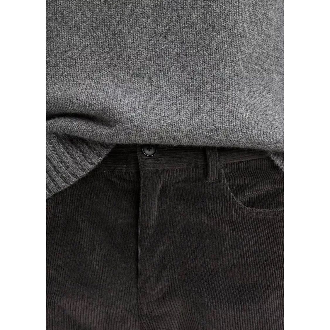 VINCE Laisvalaikio kelnės vyrams, Pilka, Wide wale corduroy pant 4