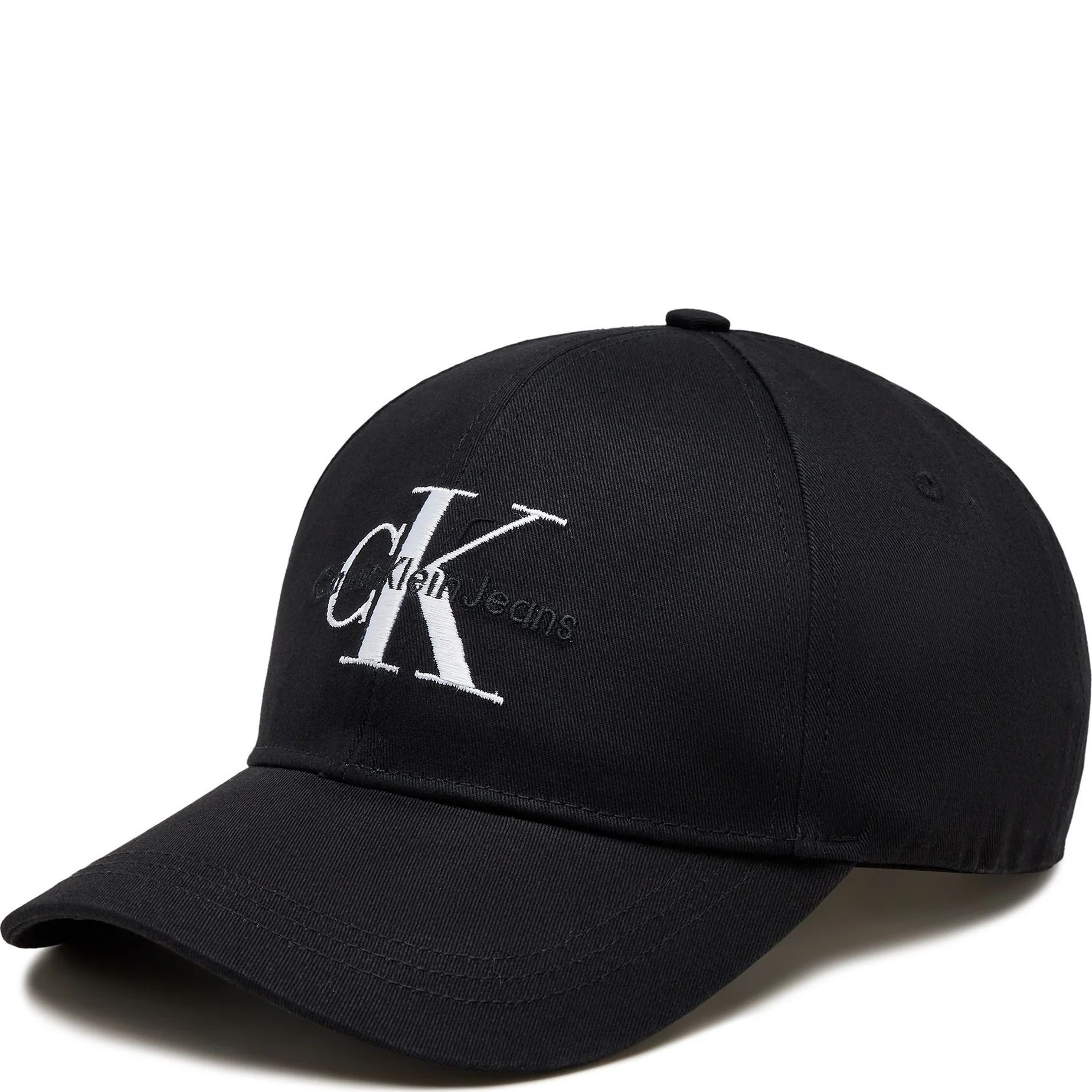 CALVIN KLEIN JEANS Kepurė moterims, Juoda, Monogram cap 1