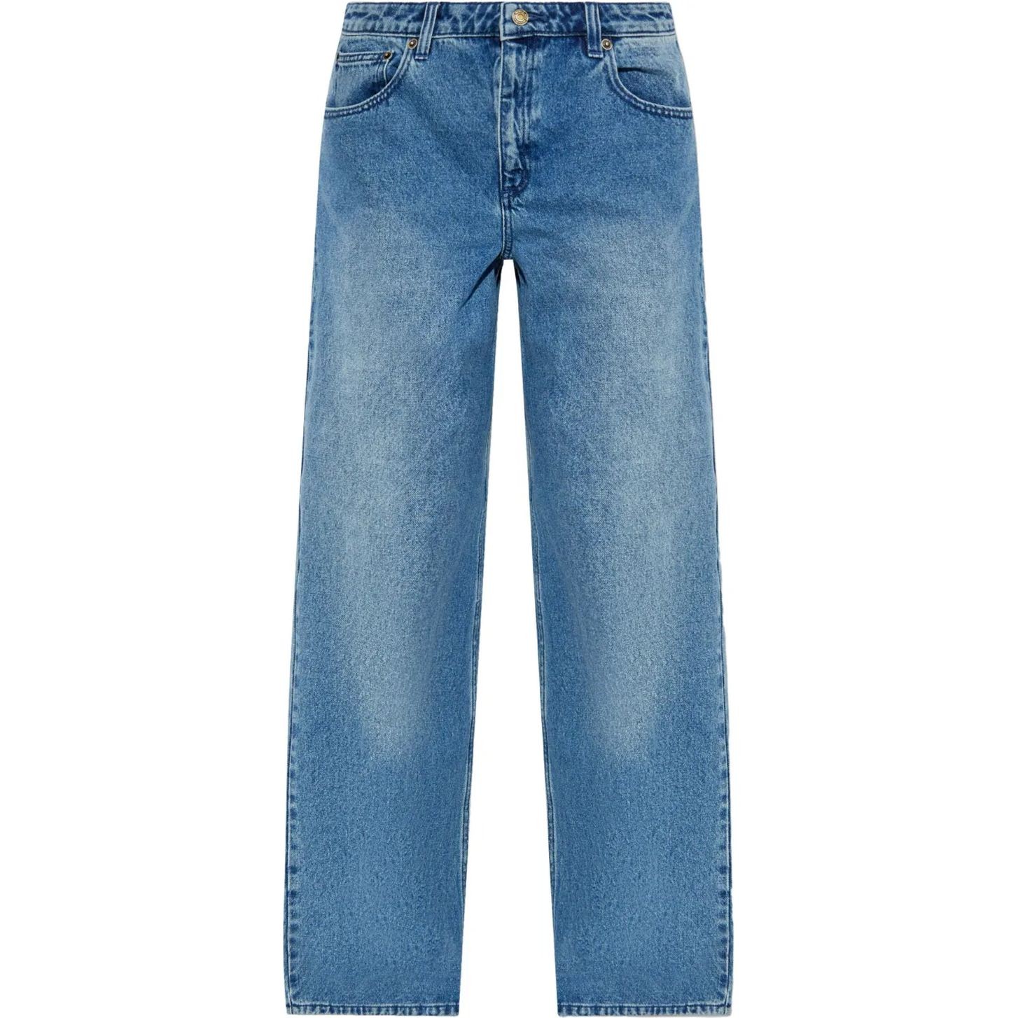 MICHAEL KORS Platūs džinsai moterims, Mėlyna, Relaxed wide leg jean 1