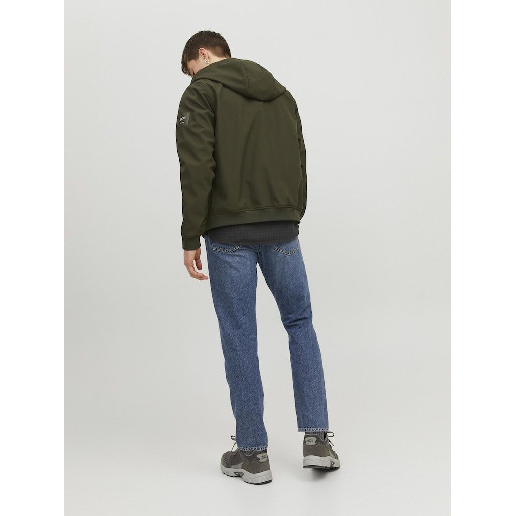 JACK & JONES Striukė vyrams, Žalia, JJEBASIC SOFTSHELL 3