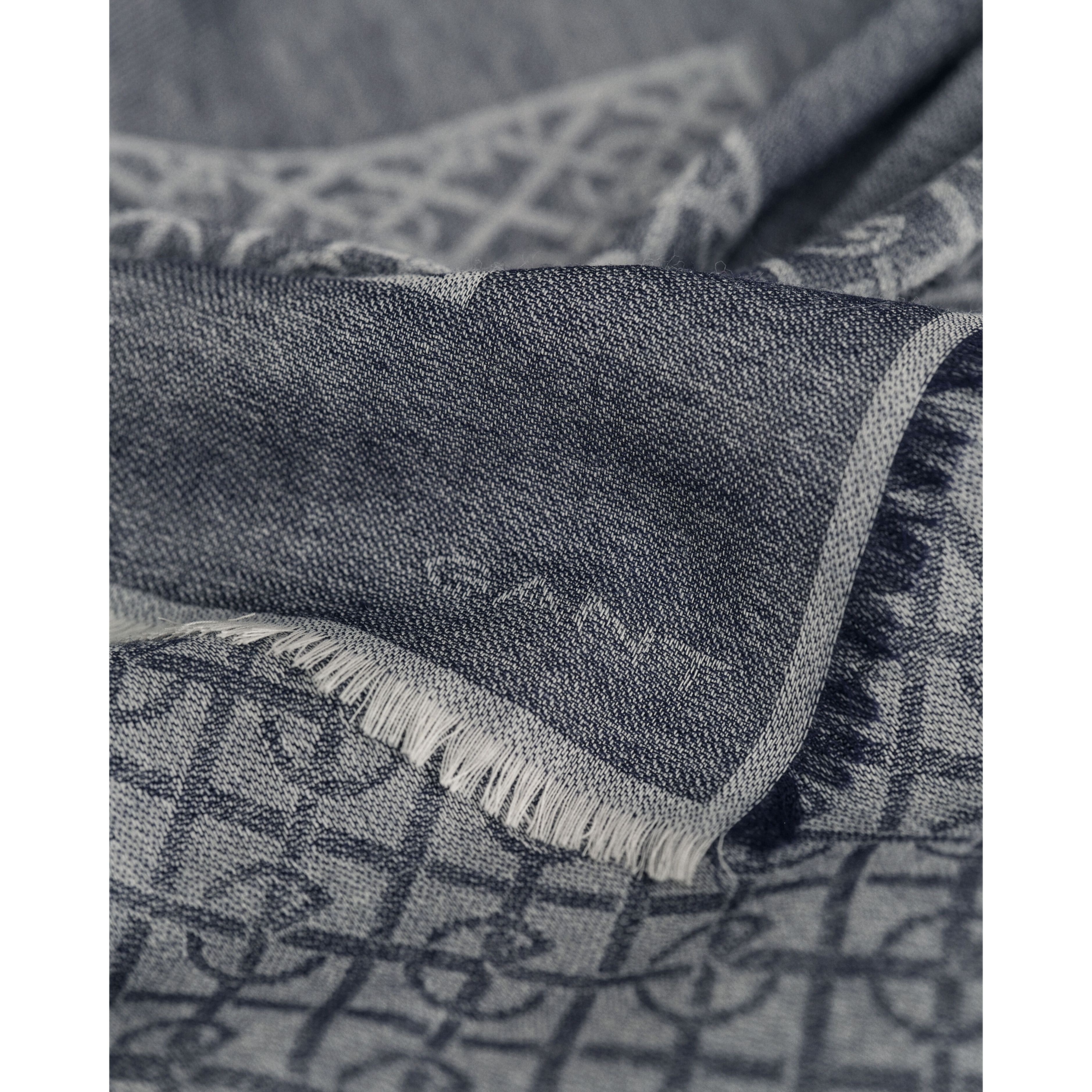 GANT Šalikas moterims, Mėlyna, G PATTERN LIGHTWEIGHT 2